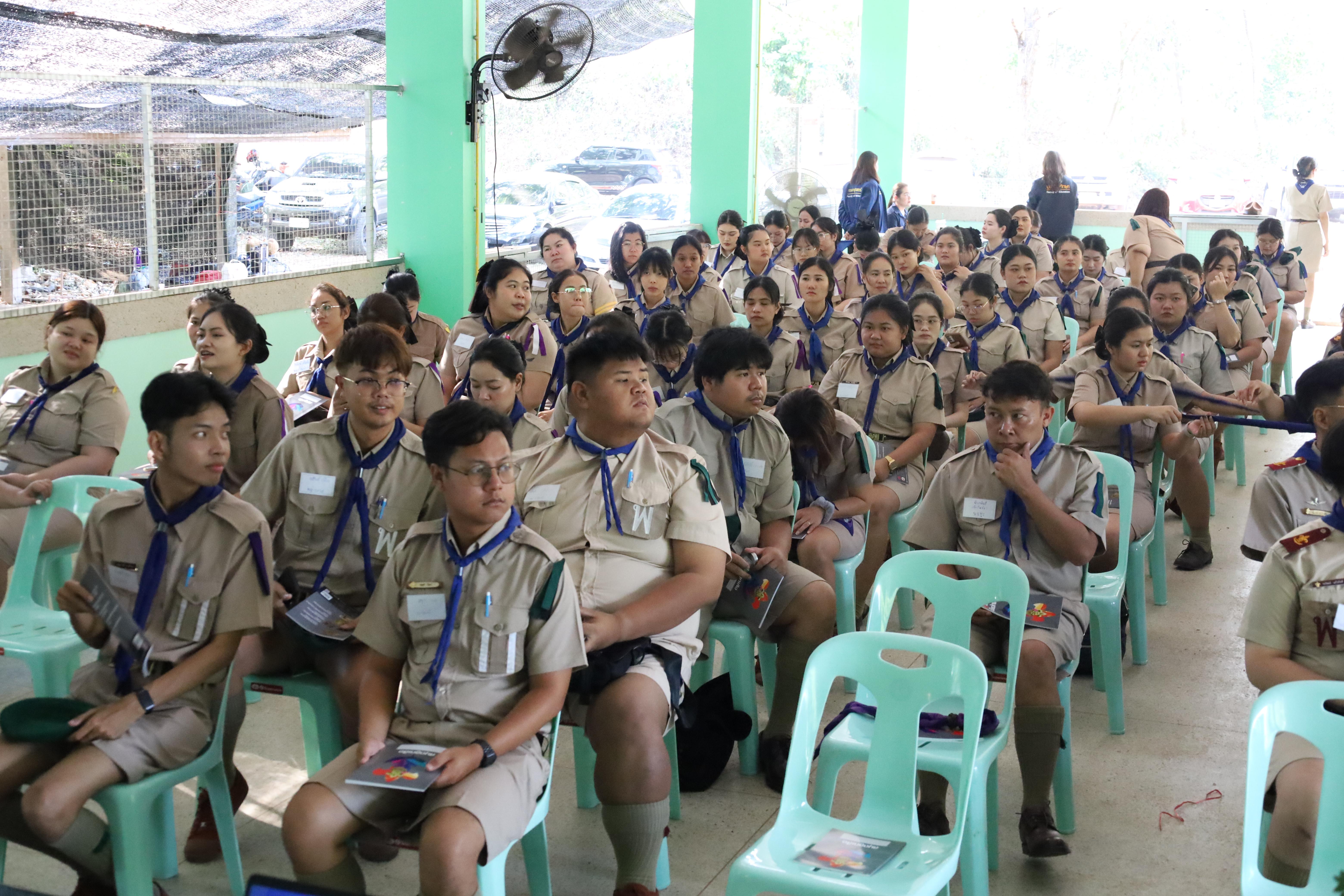 18. กิจกรรมอบรมวิชาผู้กำกับลูกเสือ ขั้นความรู้เบื้องต้น สำหรับนักศึกษาหลักสูตรประกาศนียบัตรบัณฑิต สาขาวิชาชีพครู ประจำปีการศึกษา 2568