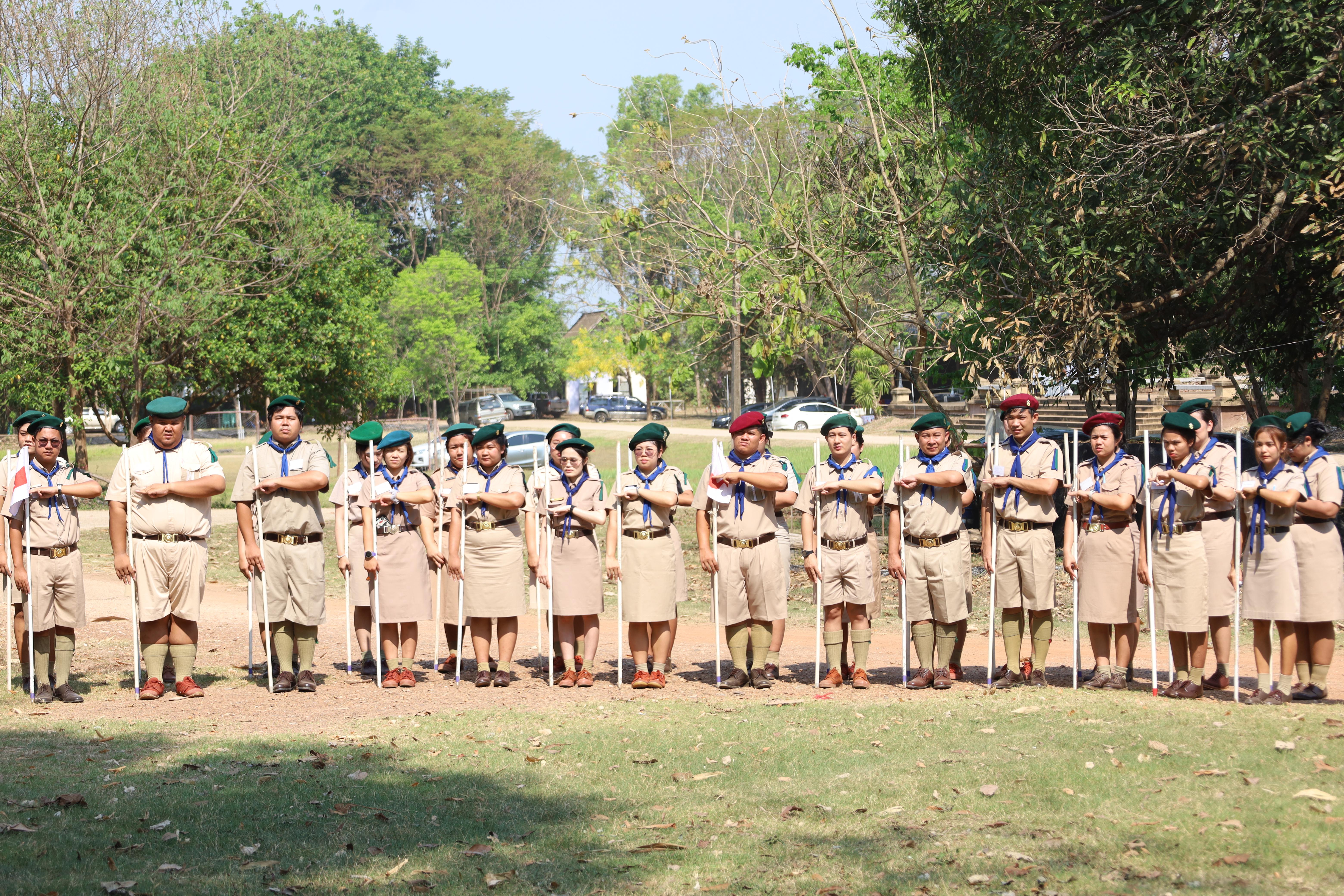 153. กิจกรรมอบรมวิชาผู้กำกับลูกเสือ ขั้นความรู้เบื้องต้น สำหรับนักศึกษาหลักสูตรประกาศนียบัตรบัณฑิต สาขาวิชาชีพครู ประจำปีการศึกษา 2568