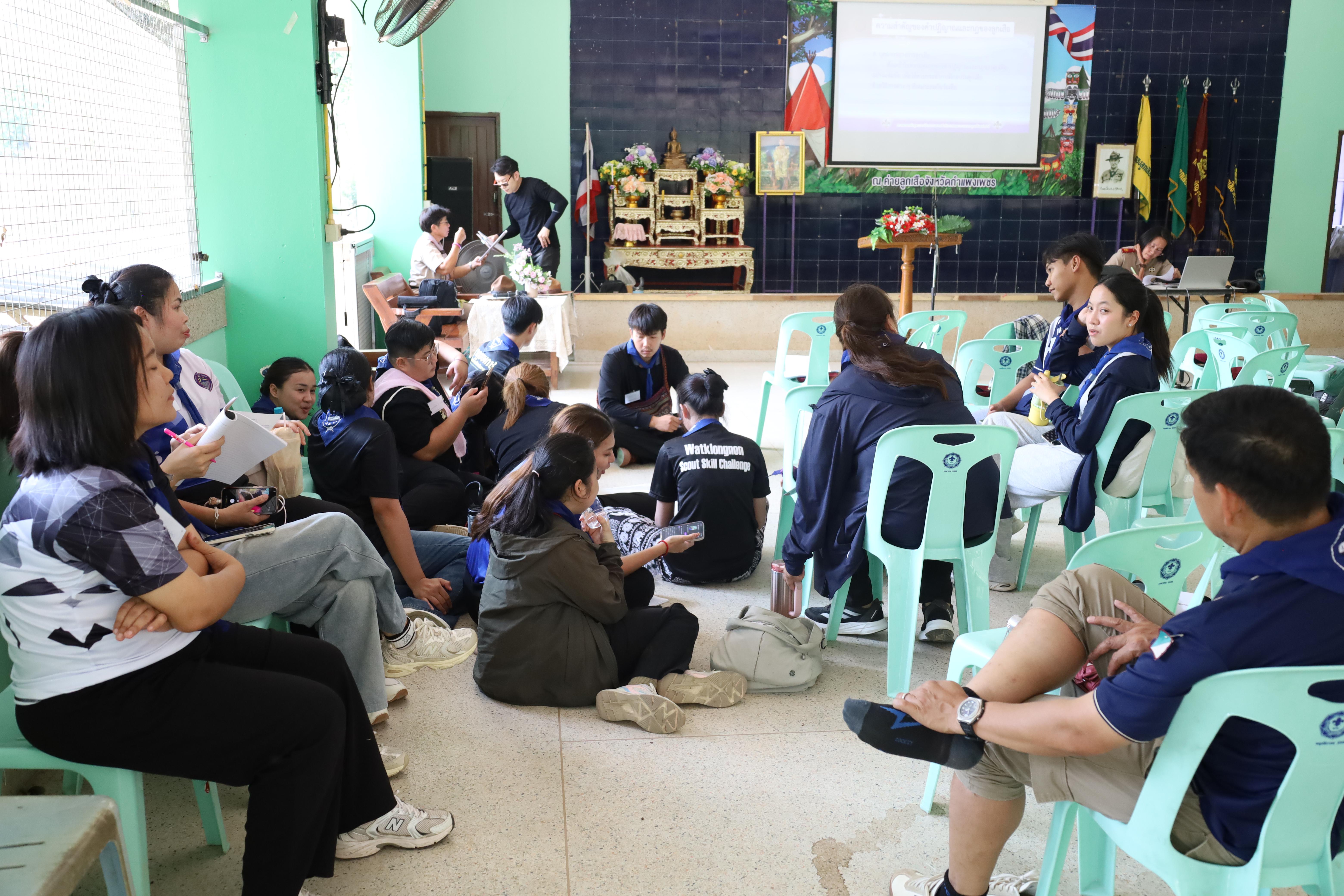 194. กิจกรรมอบรมวิชาผู้กำกับลูกเสือ ขั้นความรู้เบื้องต้น สำหรับนักศึกษาหลักสูตรประกาศนียบัตรบัณฑิต สาขาวิชาชีพครู ประจำปีการศึกษา 2568