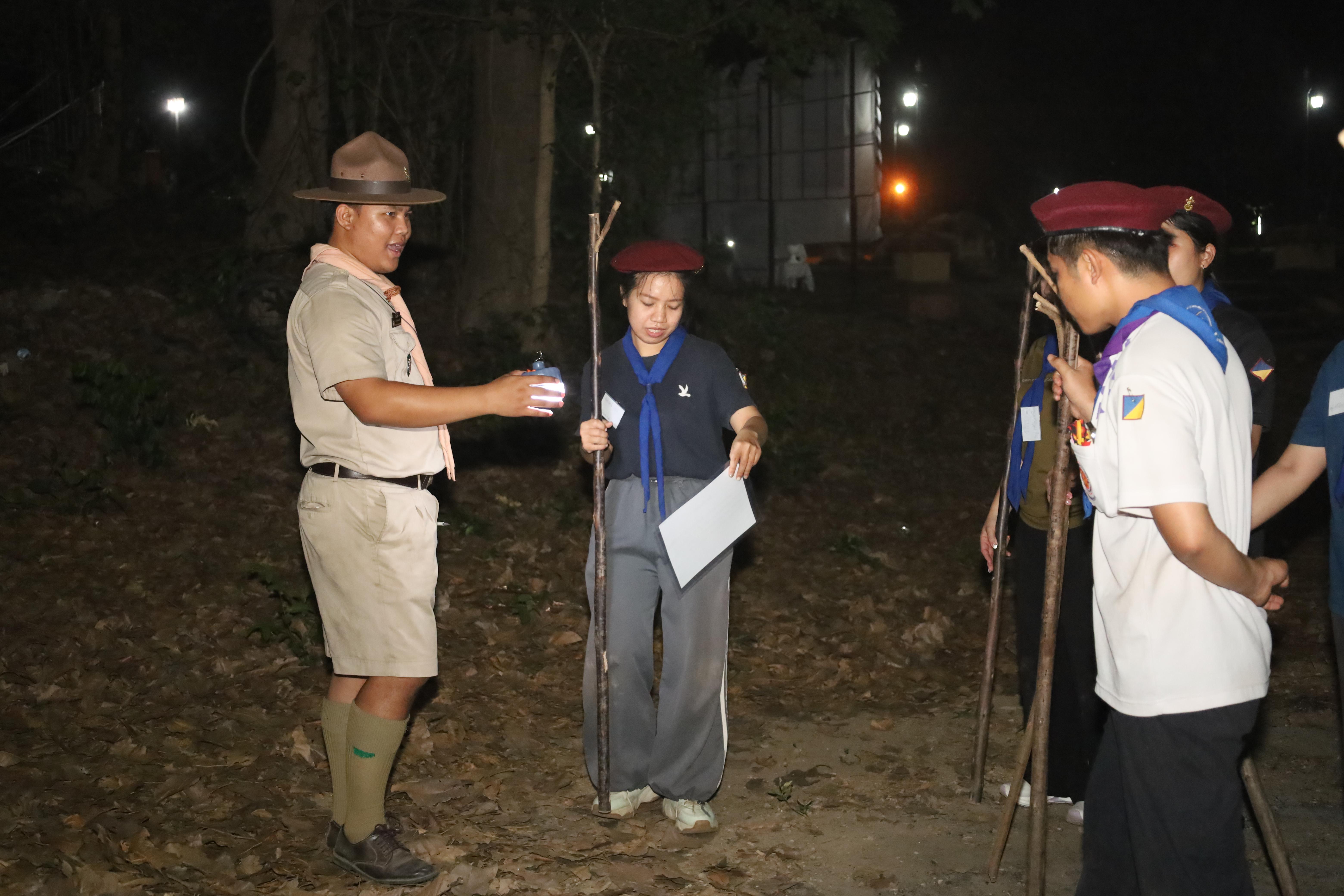 348. กิจกรรมอบรมวิชาผู้กำกับลูกเสือ ขั้นความรู้เบื้องต้น สำหรับนักศึกษาหลักสูตรประกาศนียบัตรบัณฑิต สาขาวิชาชีพครู ประจำปีการศึกษา 2568