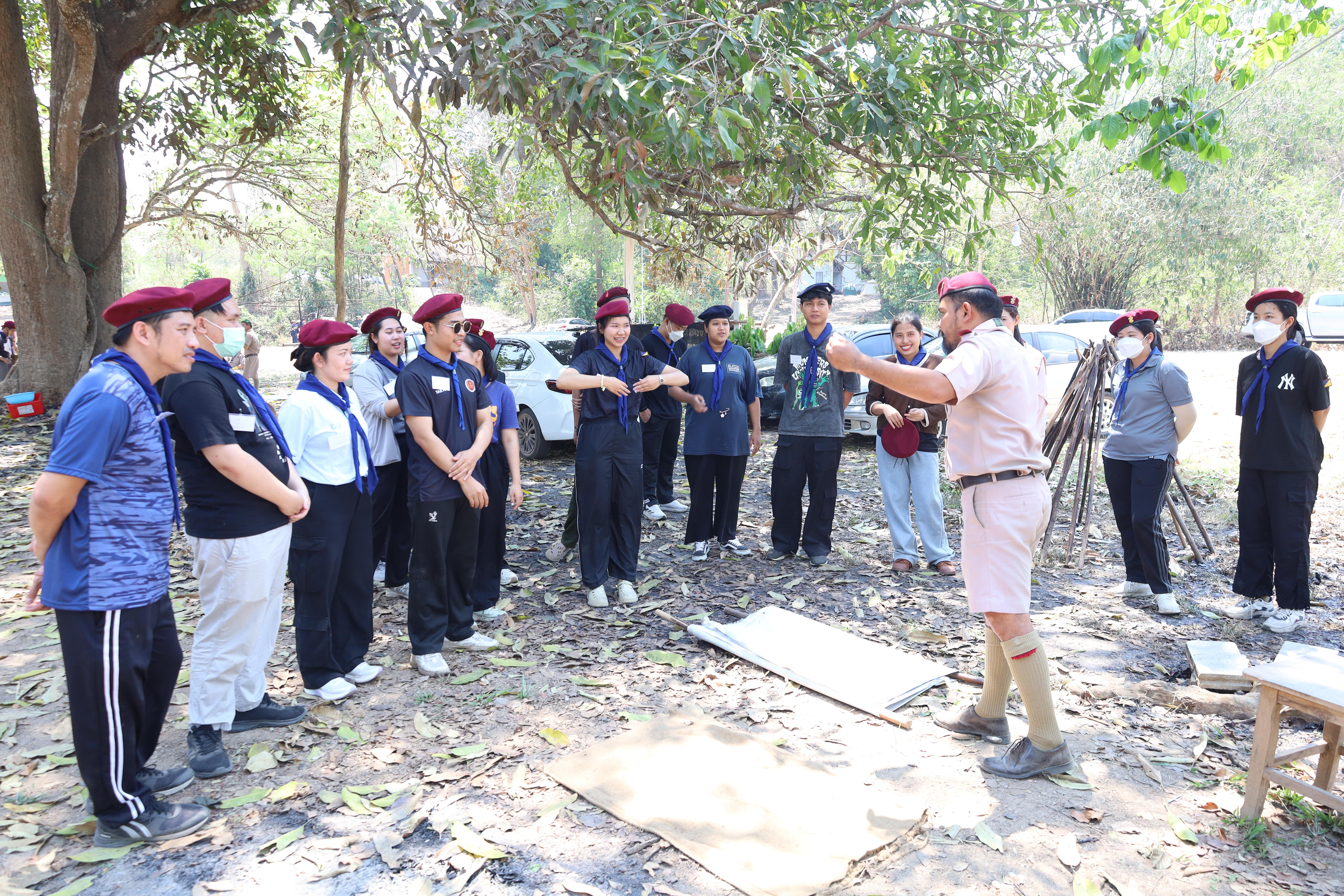 375. กิจกรรมอบรมวิชาผู้กำกับลูกเสือ ขั้นความรู้เบื้องต้น สำหรับนักศึกษาหลักสูตรประกาศนียบัตรบัณฑิต สาขาวิชาชีพครู ประจำปีการศึกษา 2568