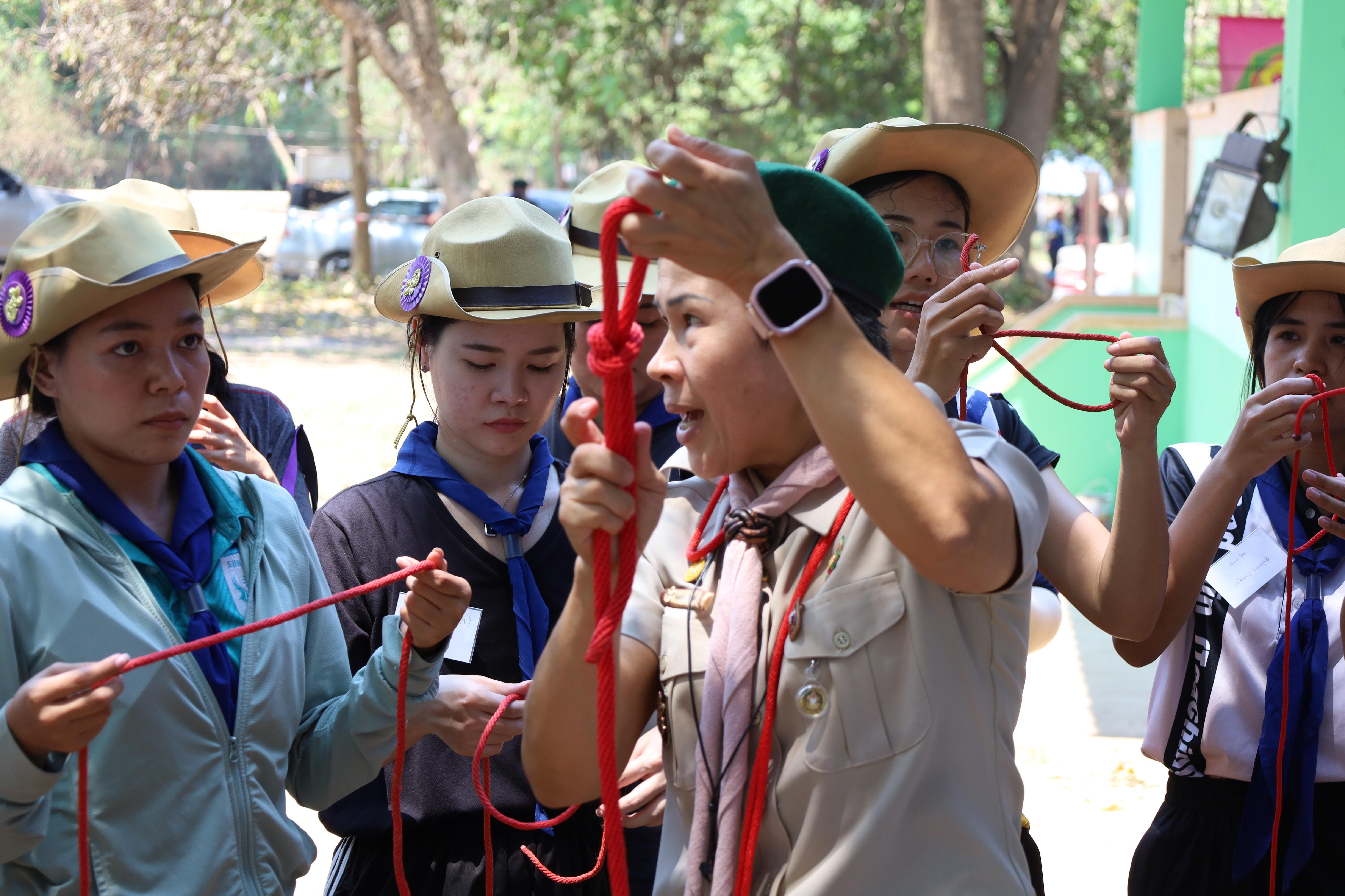 393. กิจกรรมอบรมวิชาผู้กำกับลูกเสือ ขั้นความรู้เบื้องต้น สำหรับนักศึกษาหลักสูตรประกาศนียบัตรบัณฑิต สาขาวิชาชีพครู ประจำปีการศึกษา 2568