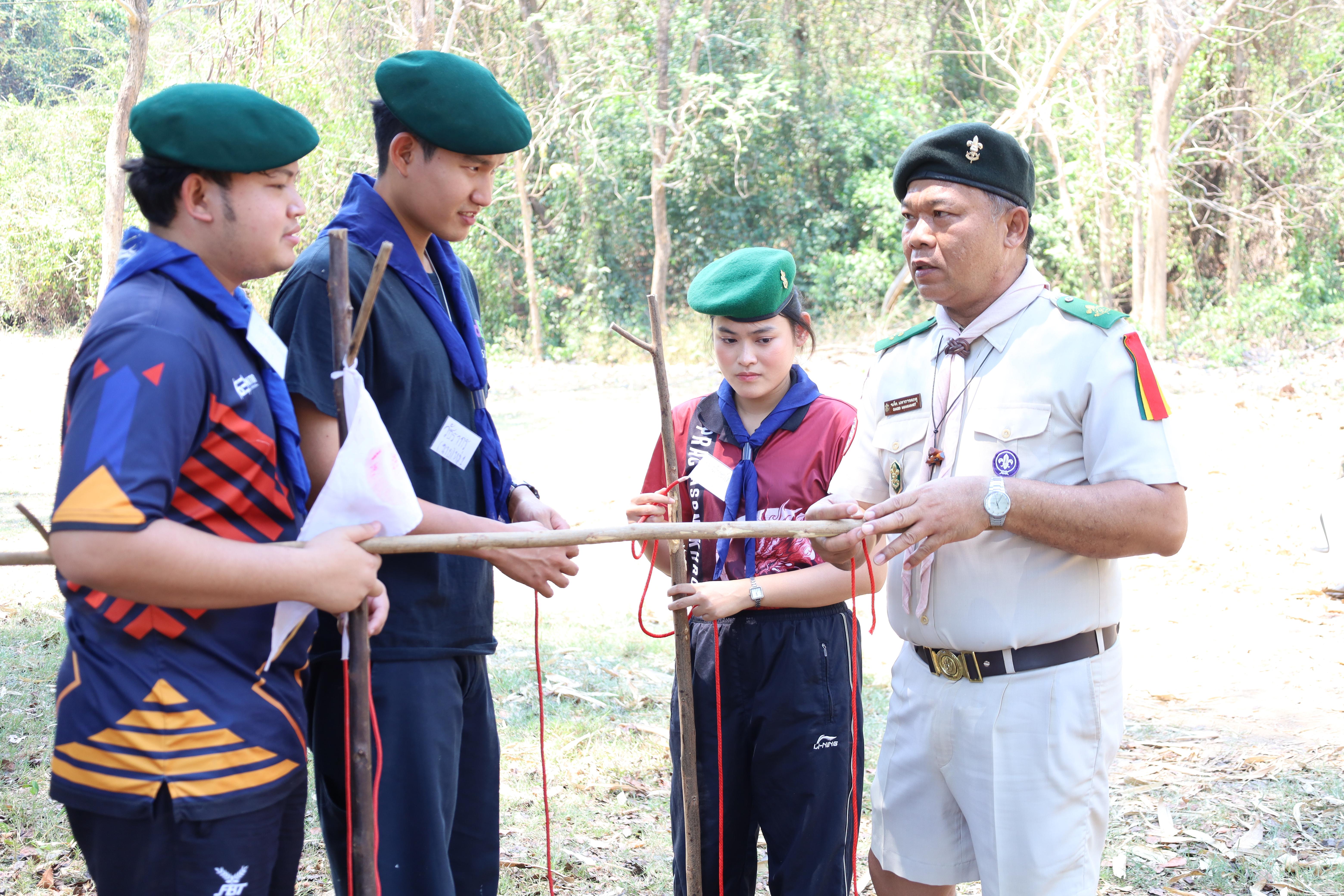 410. กิจกรรมอบรมวิชาผู้กำกับลูกเสือ ขั้นความรู้เบื้องต้น สำหรับนักศึกษาหลักสูตรประกาศนียบัตรบัณฑิต สาขาวิชาชีพครู ประจำปีการศึกษา 2568