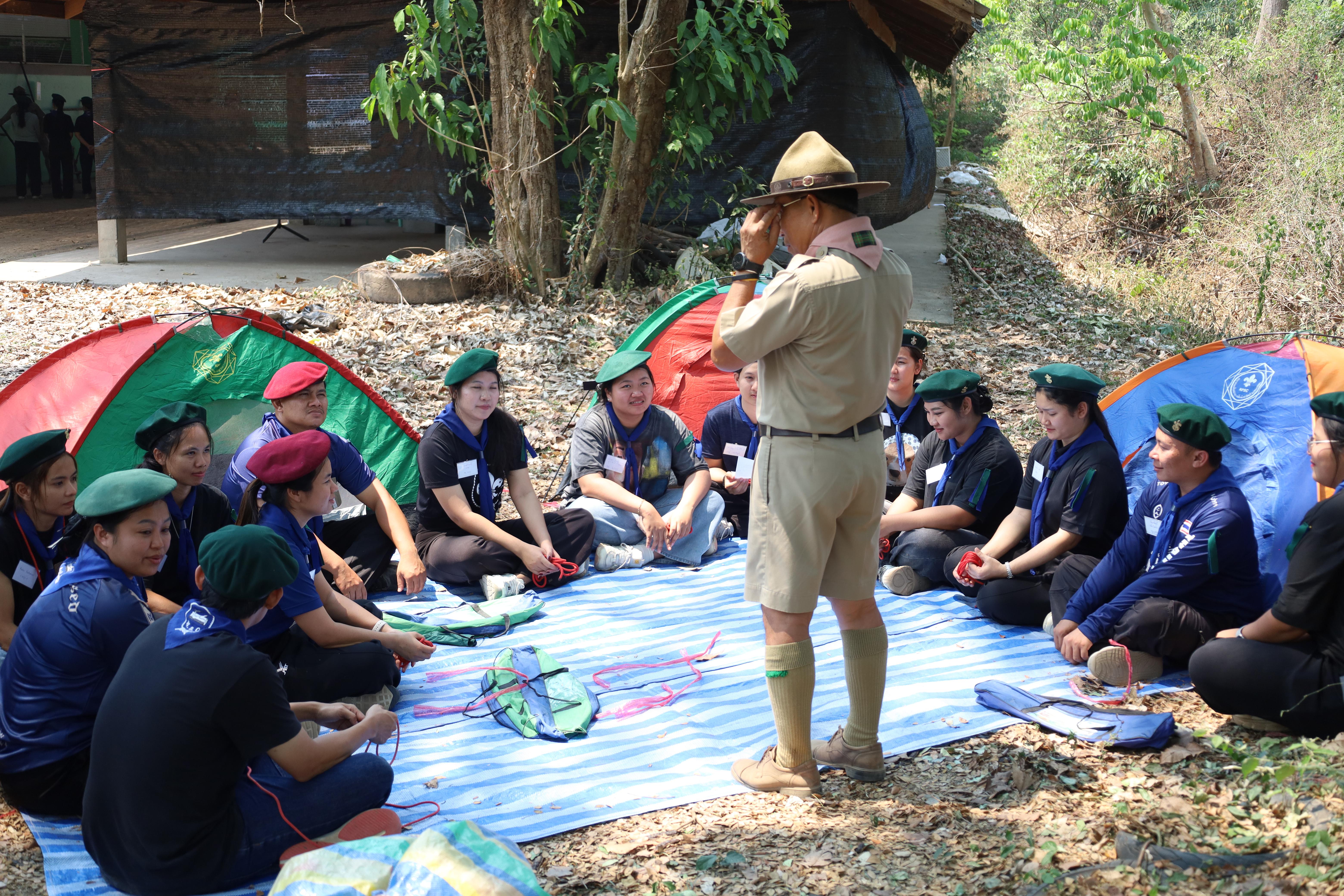 433. กิจกรรมอบรมวิชาผู้กำกับลูกเสือ ขั้นความรู้เบื้องต้น สำหรับนักศึกษาหลักสูตรประกาศนียบัตรบัณฑิต สาขาวิชาชีพครู ประจำปีการศึกษา 2568