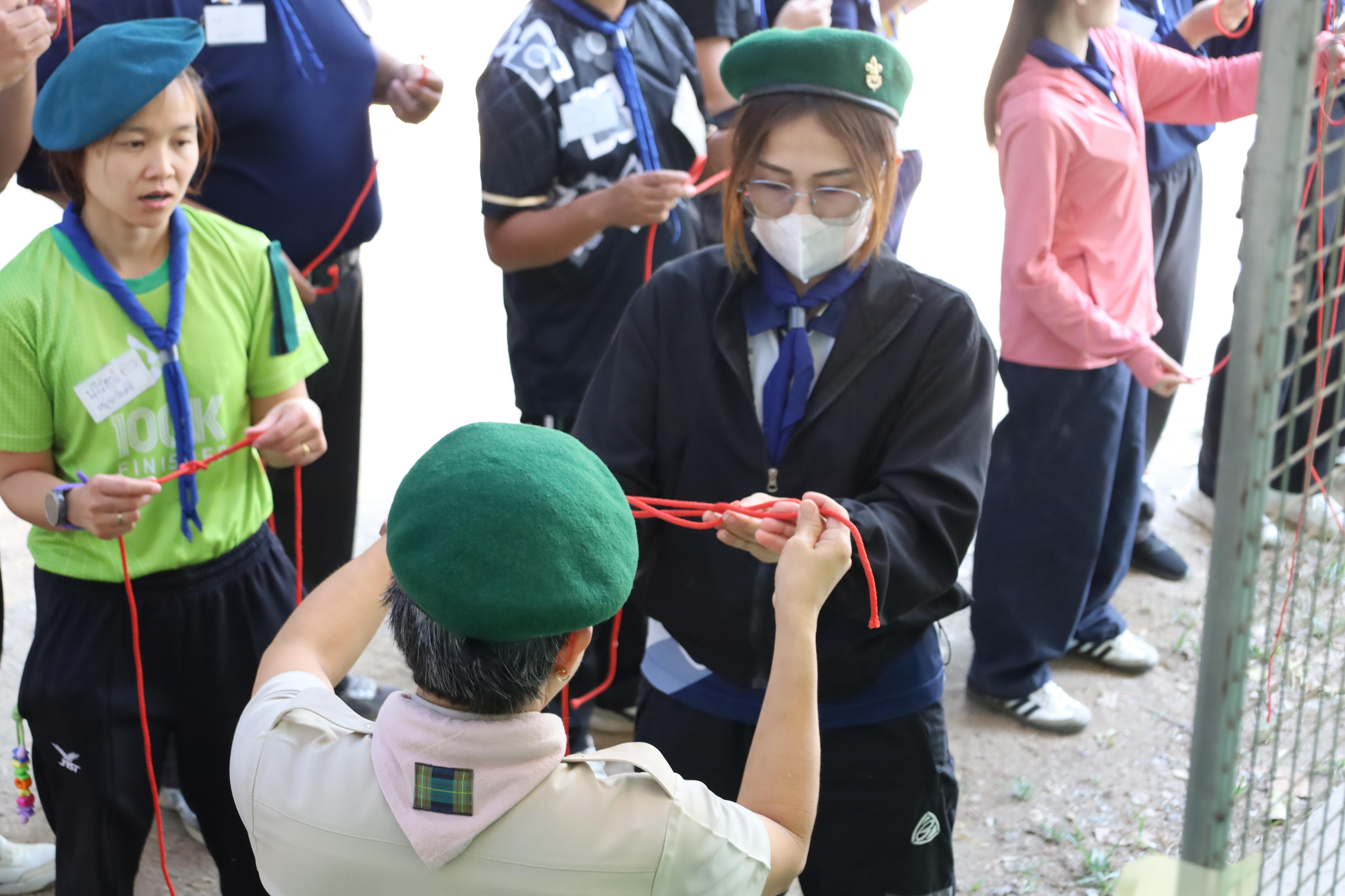 443. กิจกรรมอบรมวิชาผู้กำกับลูกเสือ ขั้นความรู้เบื้องต้น สำหรับนักศึกษาหลักสูตรประกาศนียบัตรบัณฑิต สาขาวิชาชีพครู ประจำปีการศึกษา 2568