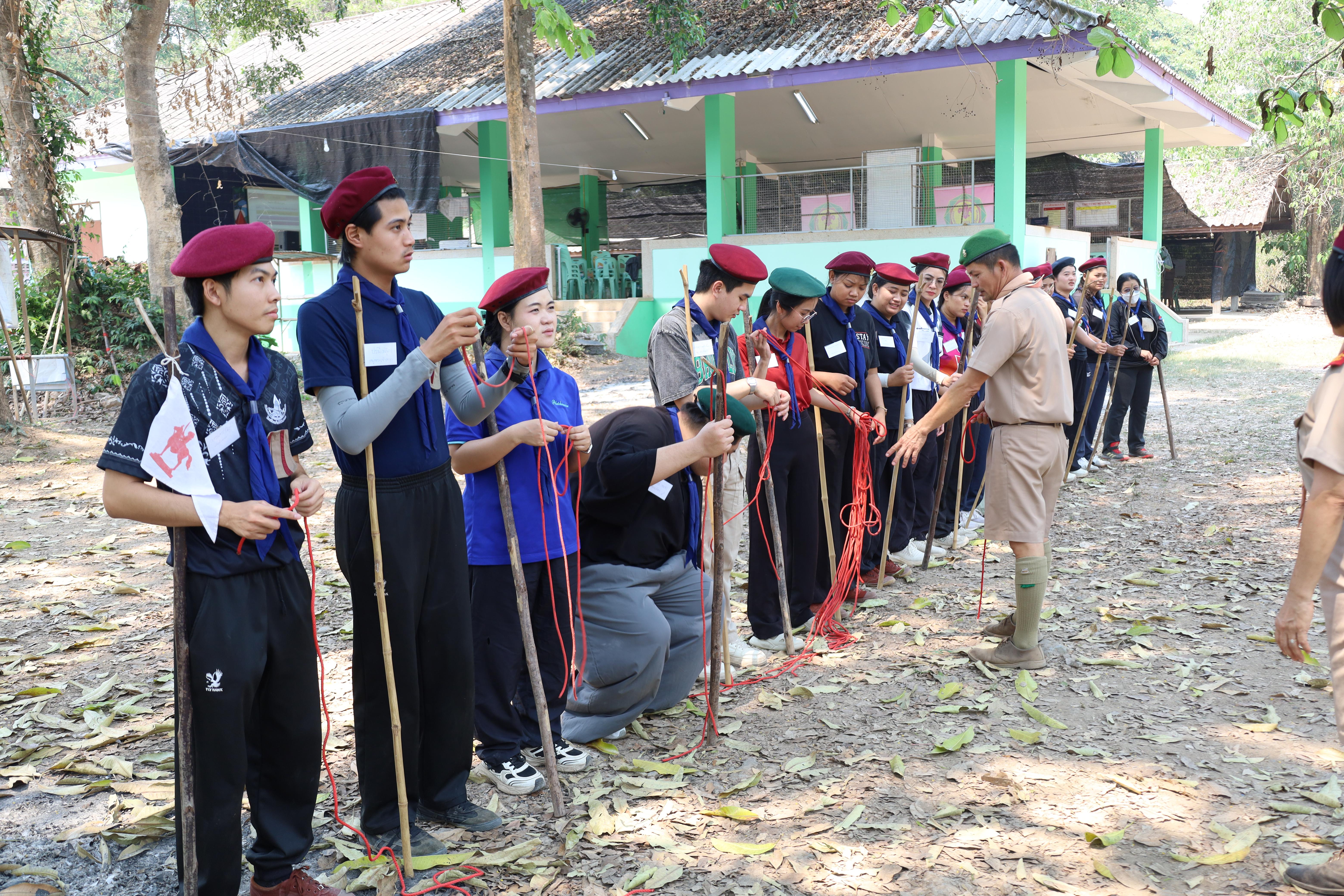 460. กิจกรรมอบรมวิชาผู้กำกับลูกเสือ ขั้นความรู้เบื้องต้น สำหรับนักศึกษาหลักสูตรประกาศนียบัตรบัณฑิต สาขาวิชาชีพครู ประจำปีการศึกษา 2568