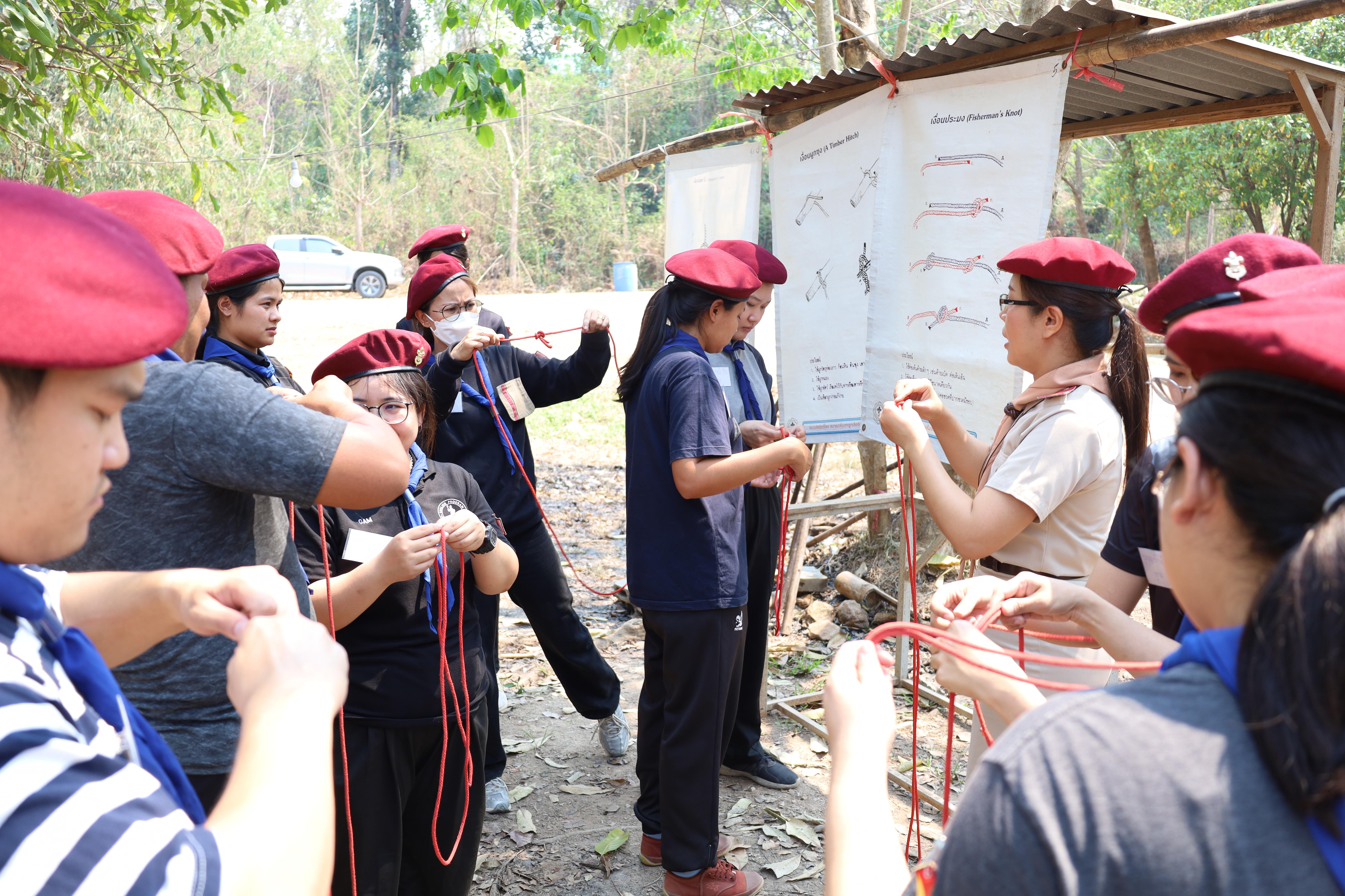 466. กิจกรรมอบรมวิชาผู้กำกับลูกเสือ ขั้นความรู้เบื้องต้น สำหรับนักศึกษาหลักสูตรประกาศนียบัตรบัณฑิต สาขาวิชาชีพครู ประจำปีการศึกษา 2568