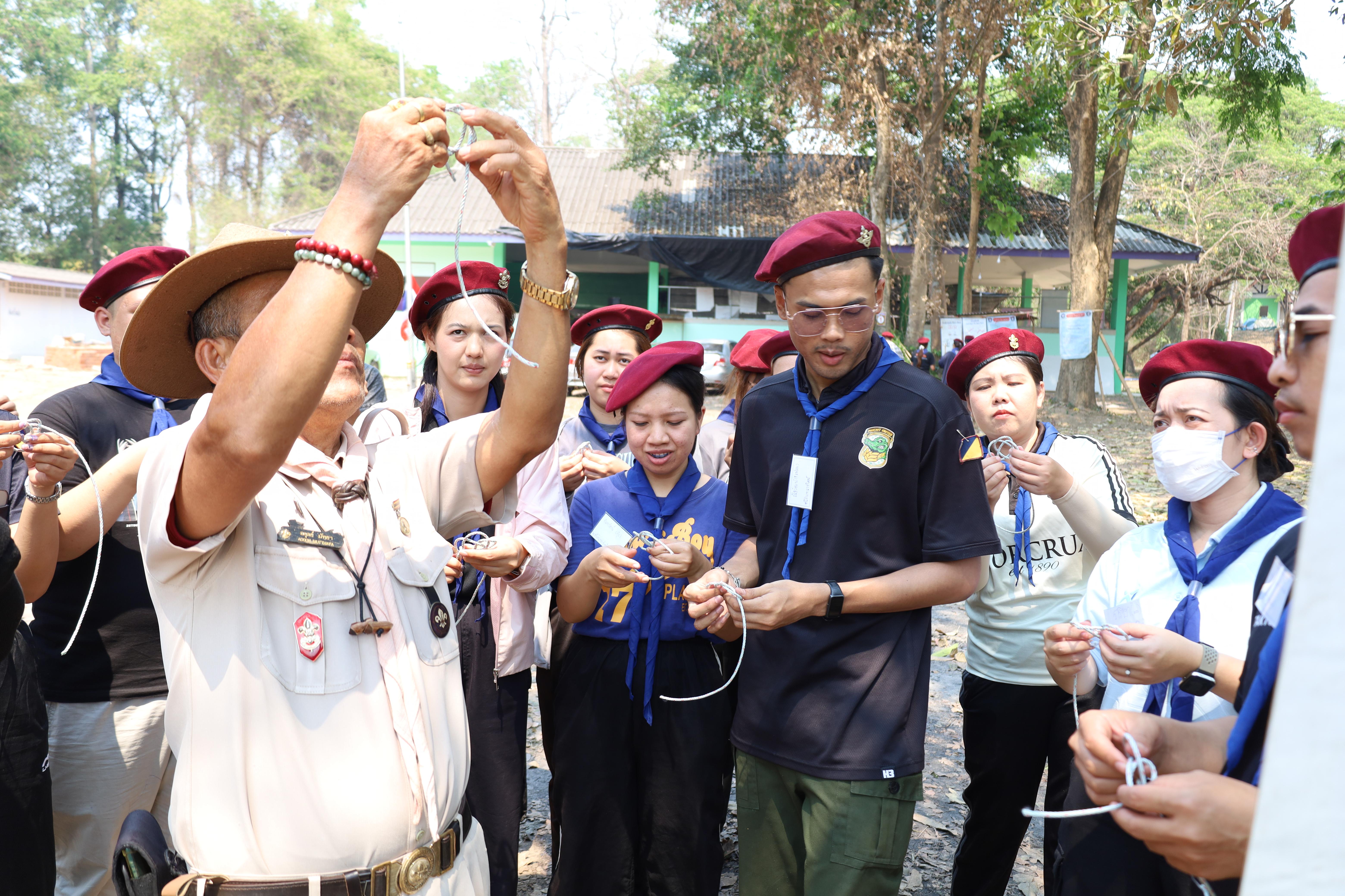 471. กิจกรรมอบรมวิชาผู้กำกับลูกเสือ ขั้นความรู้เบื้องต้น สำหรับนักศึกษาหลักสูตรประกาศนียบัตรบัณฑิต สาขาวิชาชีพครู ประจำปีการศึกษา 2568