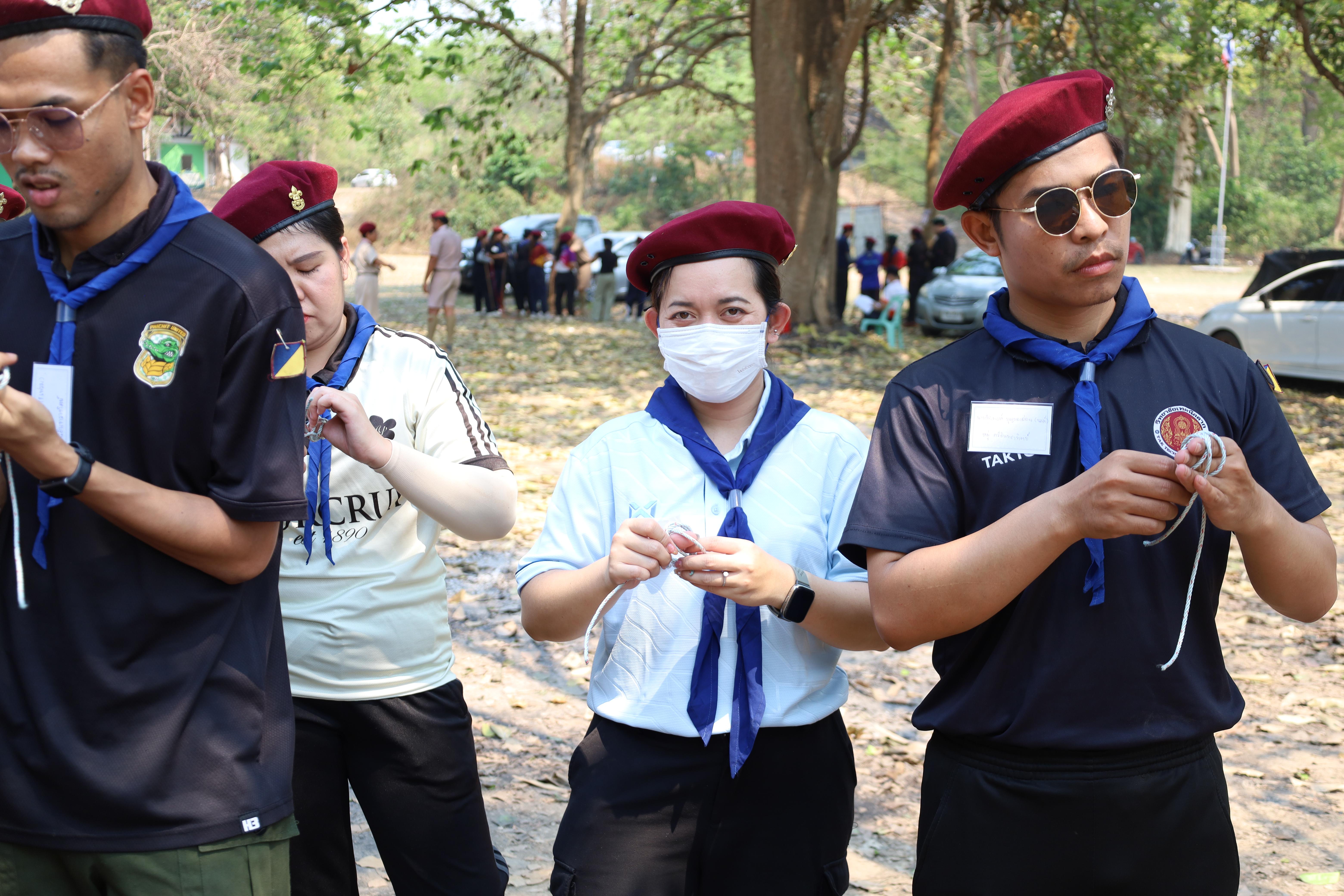 474. กิจกรรมอบรมวิชาผู้กำกับลูกเสือ ขั้นความรู้เบื้องต้น สำหรับนักศึกษาหลักสูตรประกาศนียบัตรบัณฑิต สาขาวิชาชีพครู ประจำปีการศึกษา 2568