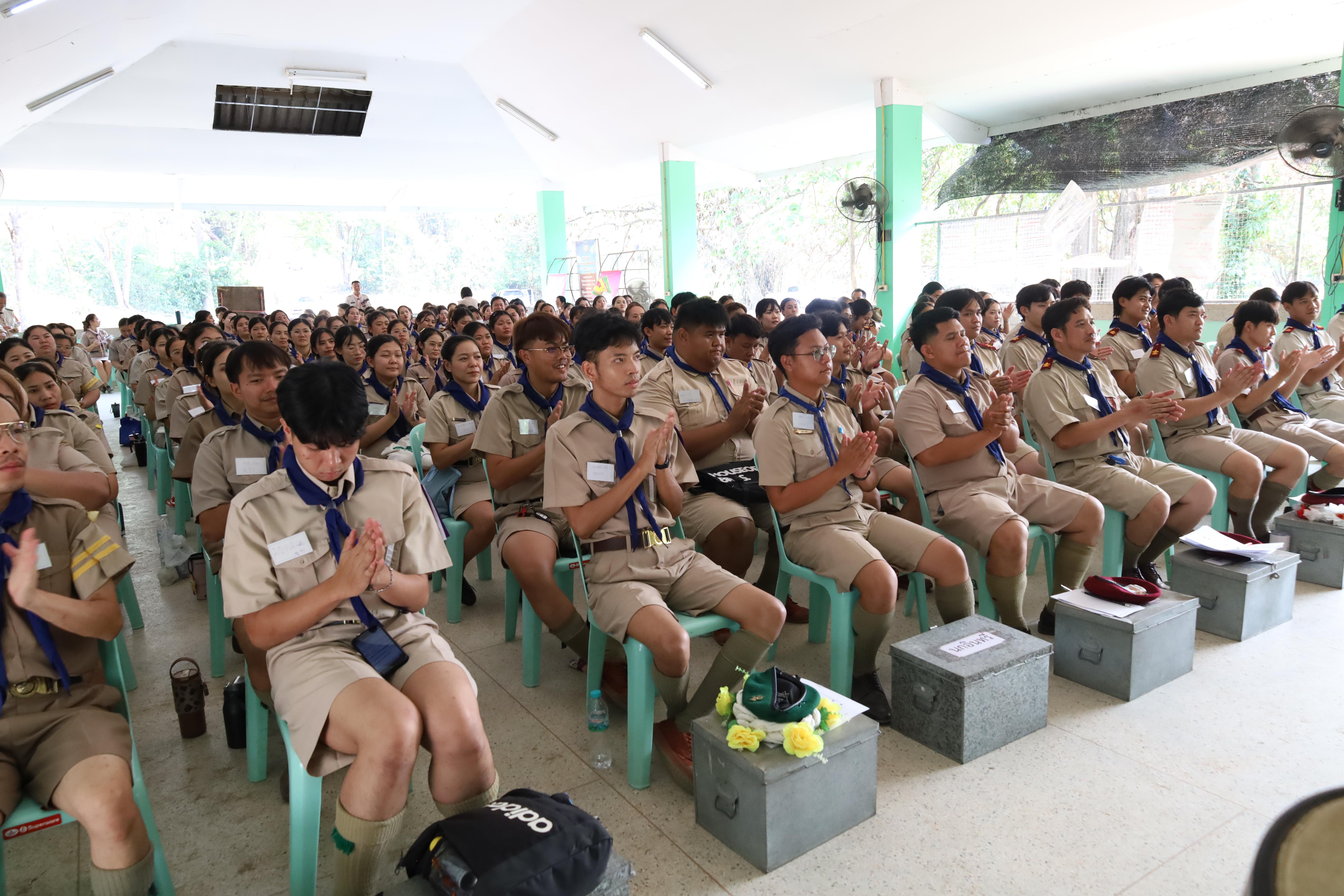 676. กิจกรรมอบรมวิชาผู้กำกับลูกเสือ ขั้นความรู้เบื้องต้น สำหรับนักศึกษาหลักสูตรประกาศนียบัตรบัณฑิต สาขาวิชาชีพครู ประจำปีการศึกษา 2568