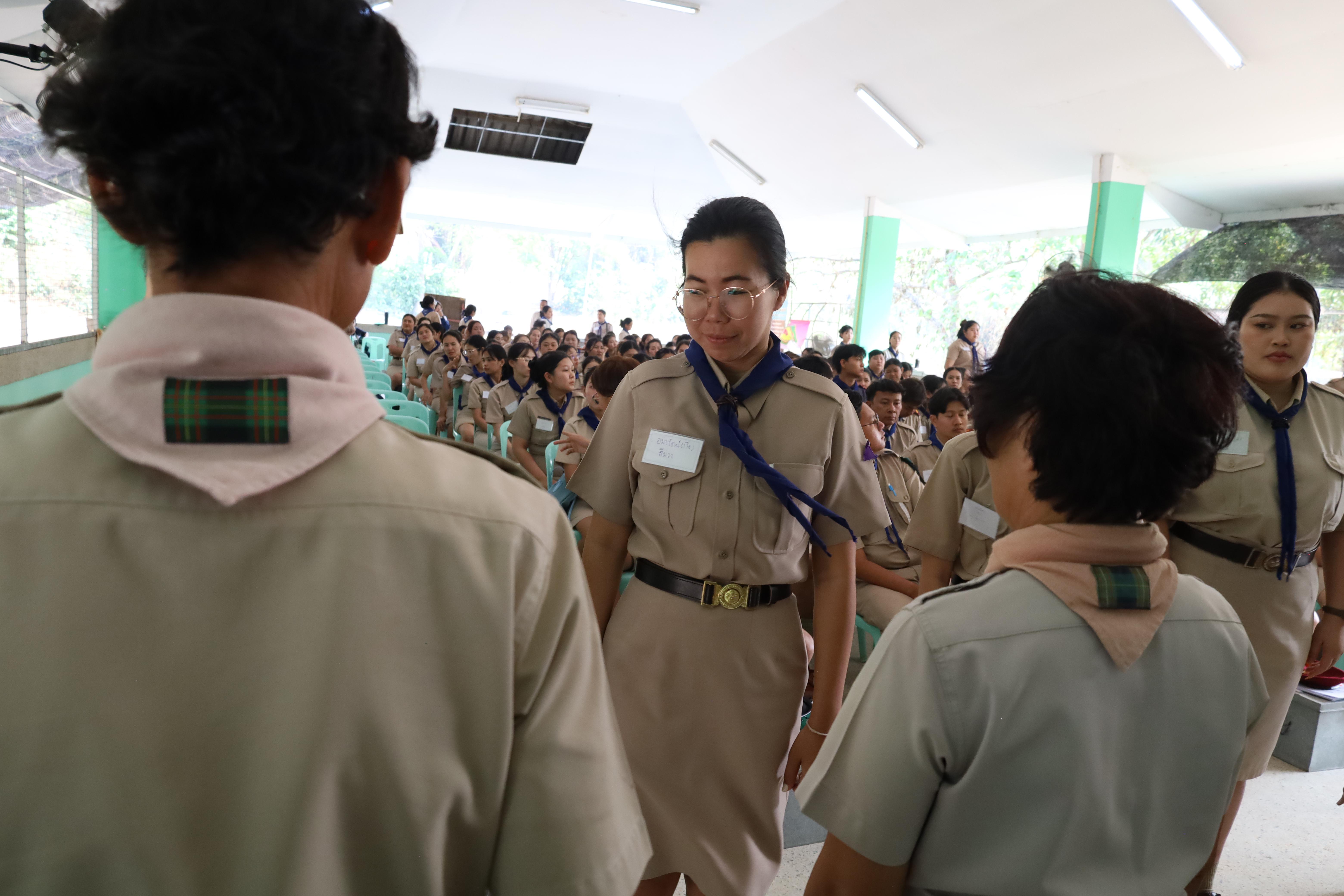 689. กิจกรรมอบรมวิชาผู้กำกับลูกเสือ ขั้นความรู้เบื้องต้น สำหรับนักศึกษาหลักสูตรประกาศนียบัตรบัณฑิต สาขาวิชาชีพครู ประจำปีการศึกษา 2568