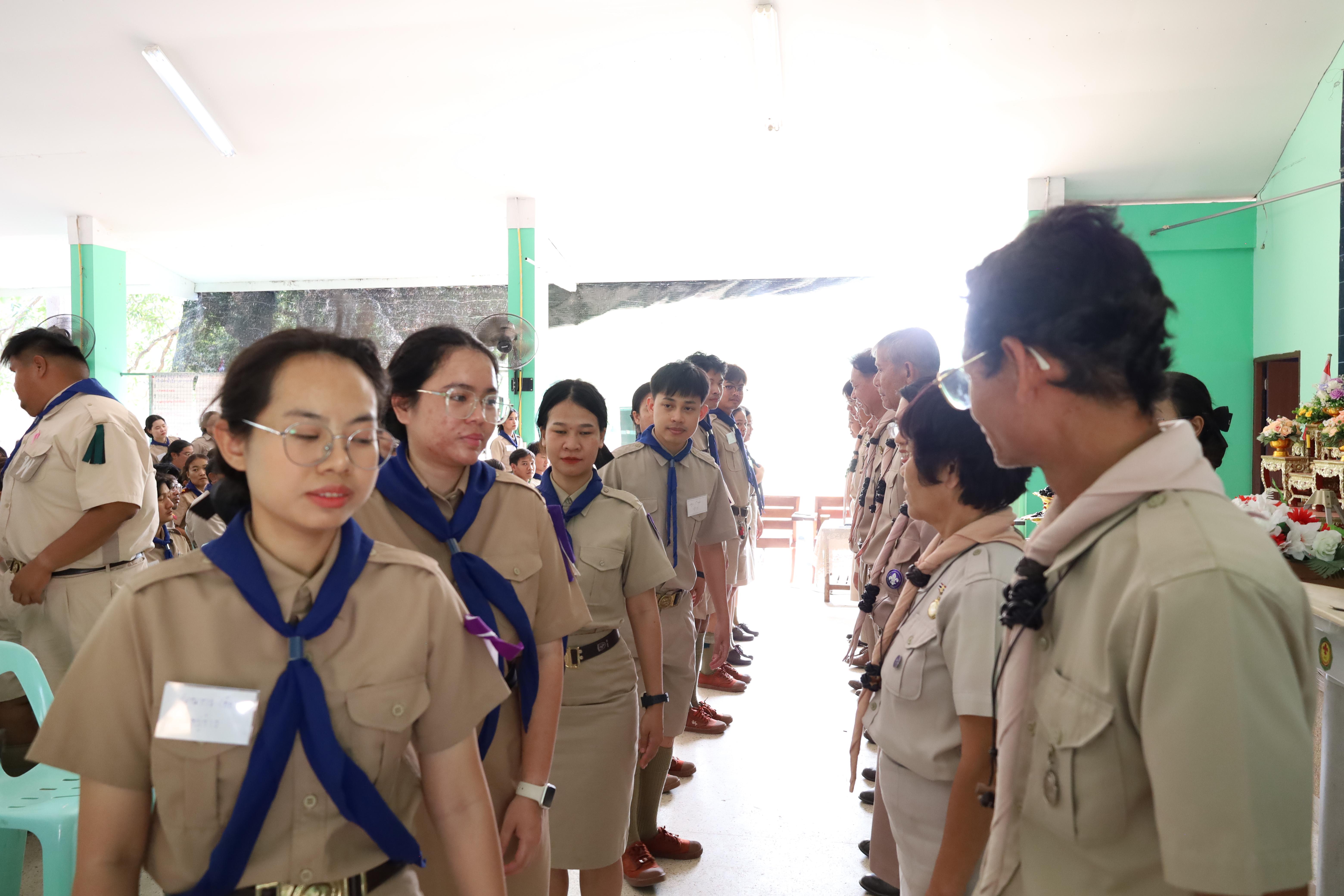 694. กิจกรรมอบรมวิชาผู้กำกับลูกเสือ ขั้นความรู้เบื้องต้น สำหรับนักศึกษาหลักสูตรประกาศนียบัตรบัณฑิต สาขาวิชาชีพครู ประจำปีการศึกษา 2568