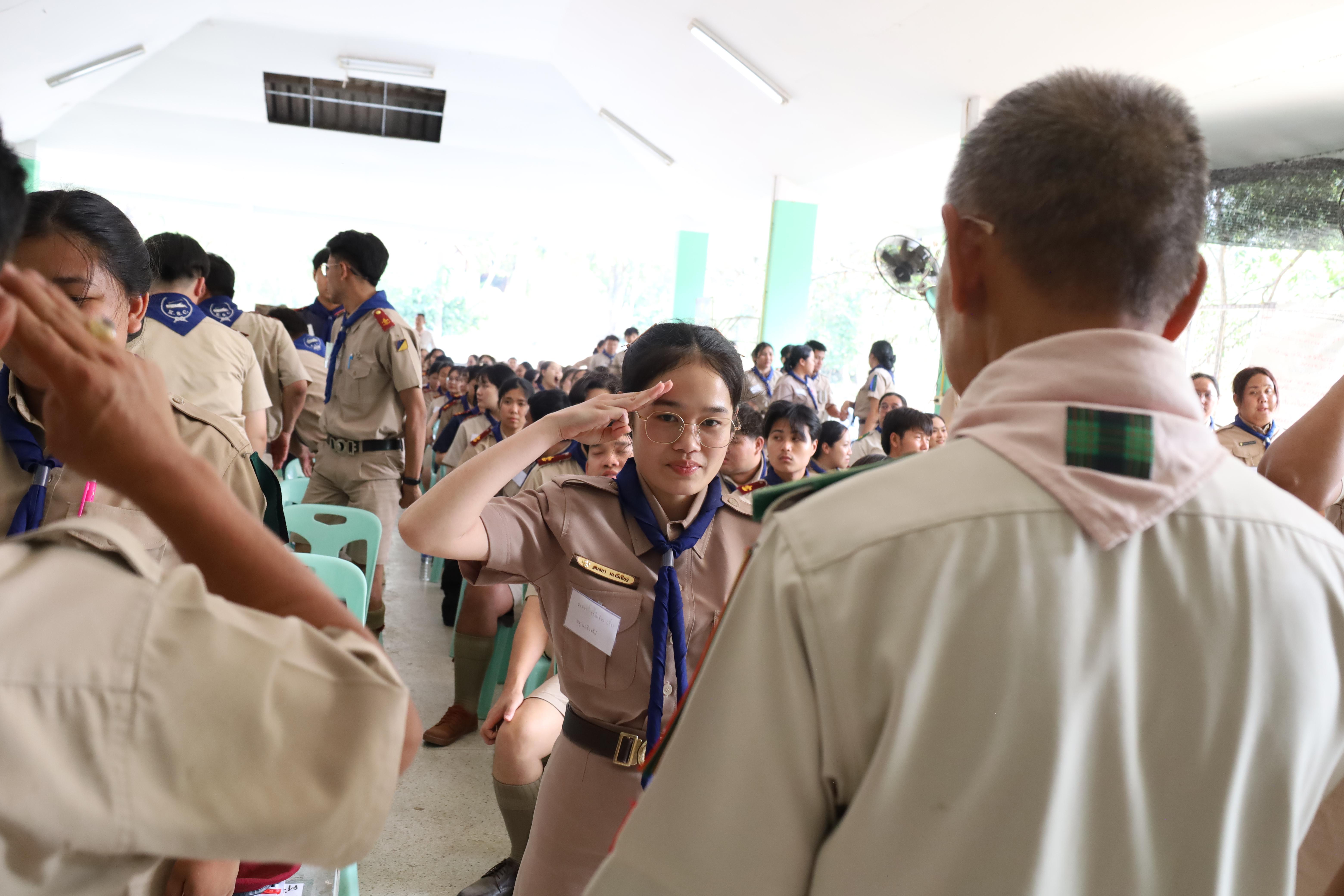 703. กิจกรรมอบรมวิชาผู้กำกับลูกเสือ ขั้นความรู้เบื้องต้น สำหรับนักศึกษาหลักสูตรประกาศนียบัตรบัณฑิต สาขาวิชาชีพครู ประจำปีการศึกษา 2568