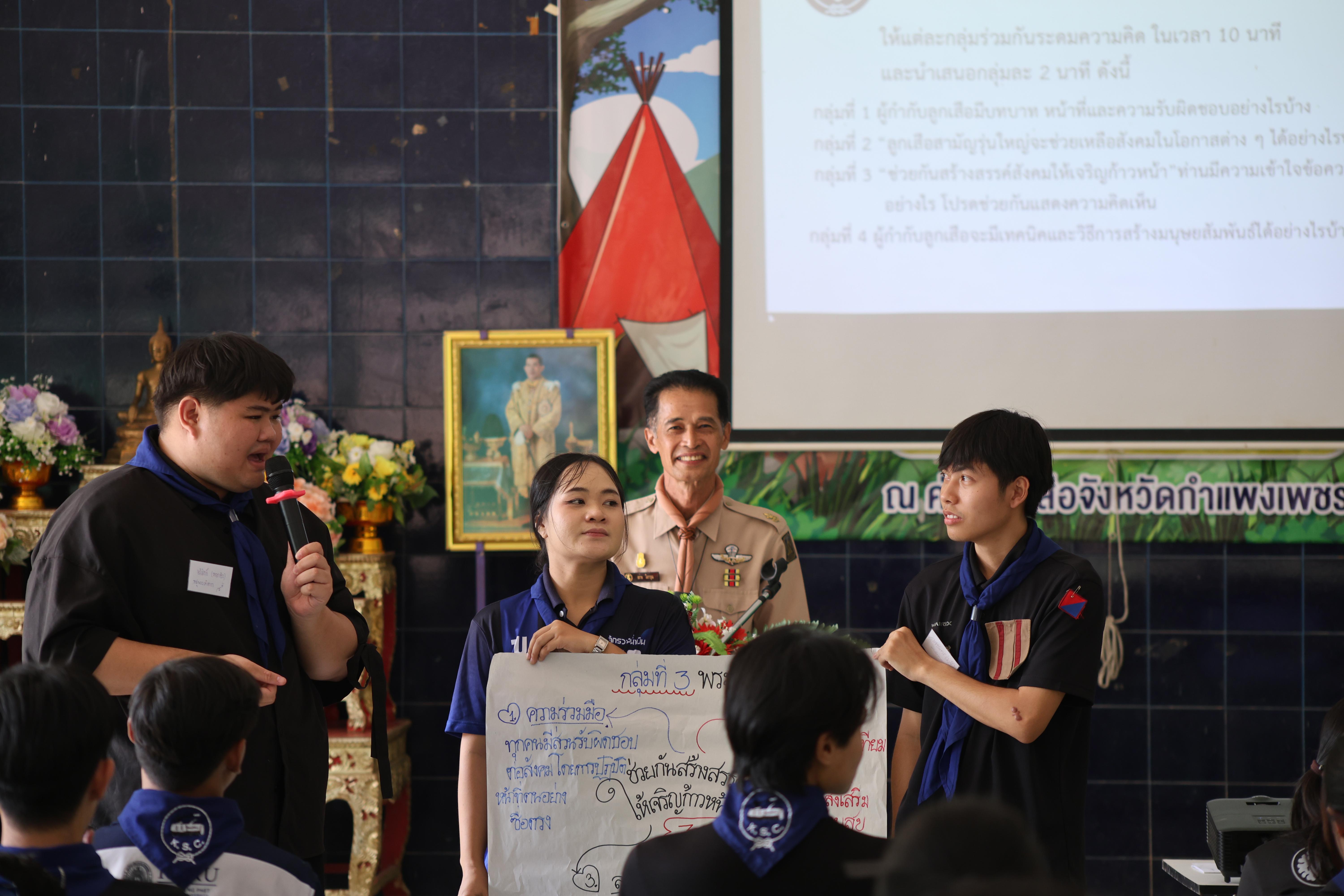 817. กิจกรรมอบรมวิชาผู้กำกับลูกเสือ ขั้นความรู้เบื้องต้น สำหรับนักศึกษาหลักสูตรประกาศนียบัตรบัณฑิต สาขาวิชาชีพครู ประจำปีการศึกษา 2568