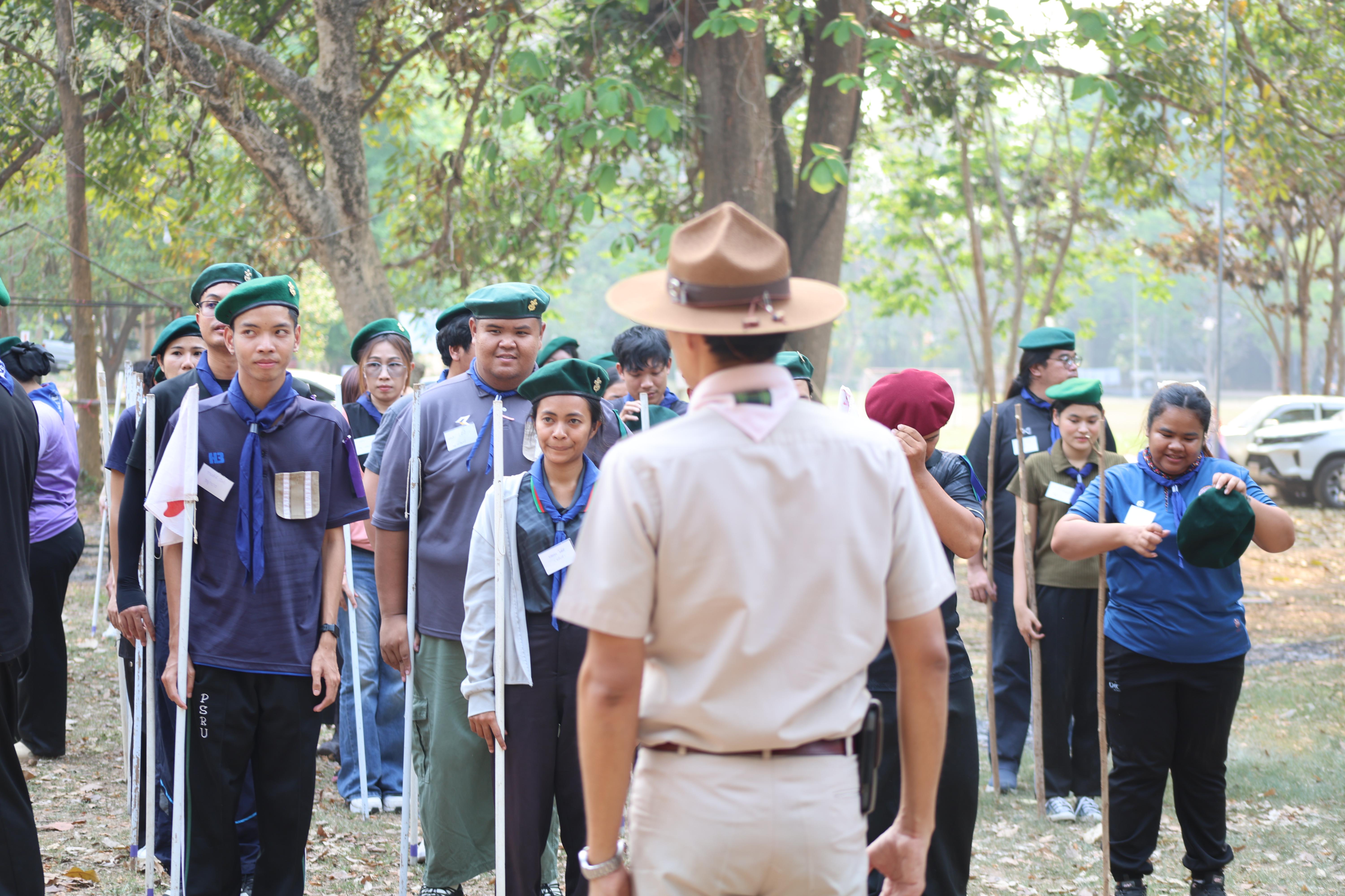 855. กิจกรรมอบรมวิชาผู้กำกับลูกเสือ ขั้นความรู้เบื้องต้น สำหรับนักศึกษาหลักสูตรประกาศนียบัตรบัณฑิต สาขาวิชาชีพครู ประจำปีการศึกษา 2568