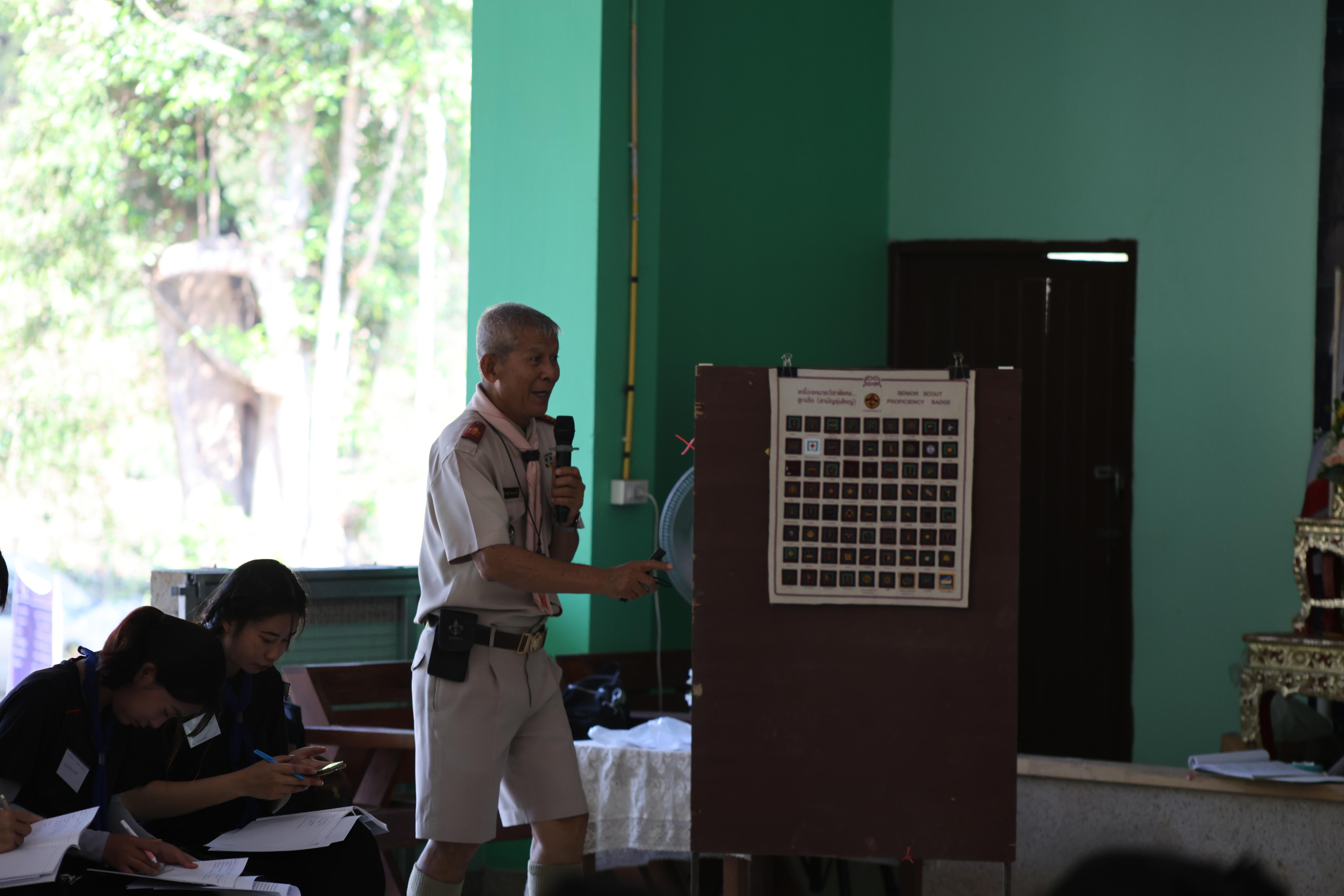 1105. กิจกรรมอบรมวิชาผู้กำกับลูกเสือ ขั้นความรู้เบื้องต้น สำหรับนักศึกษาหลักสูตรประกาศนียบัตรบัณฑิต สาขาวิชาชีพครู ประจำปีการศึกษา 2568