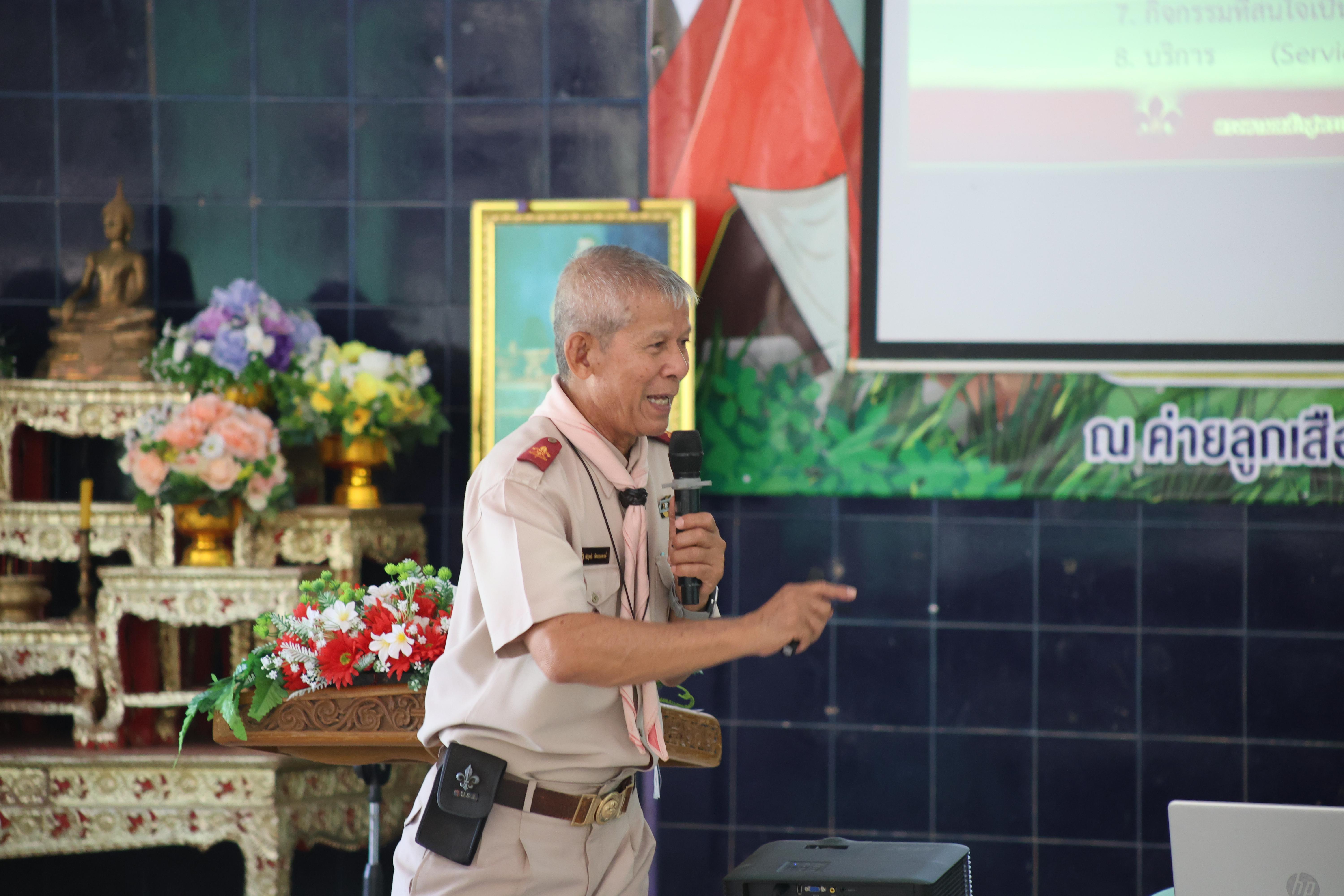 1108. กิจกรรมอบรมวิชาผู้กำกับลูกเสือ ขั้นความรู้เบื้องต้น สำหรับนักศึกษาหลักสูตรประกาศนียบัตรบัณฑิต สาขาวิชาชีพครู ประจำปีการศึกษา 2568