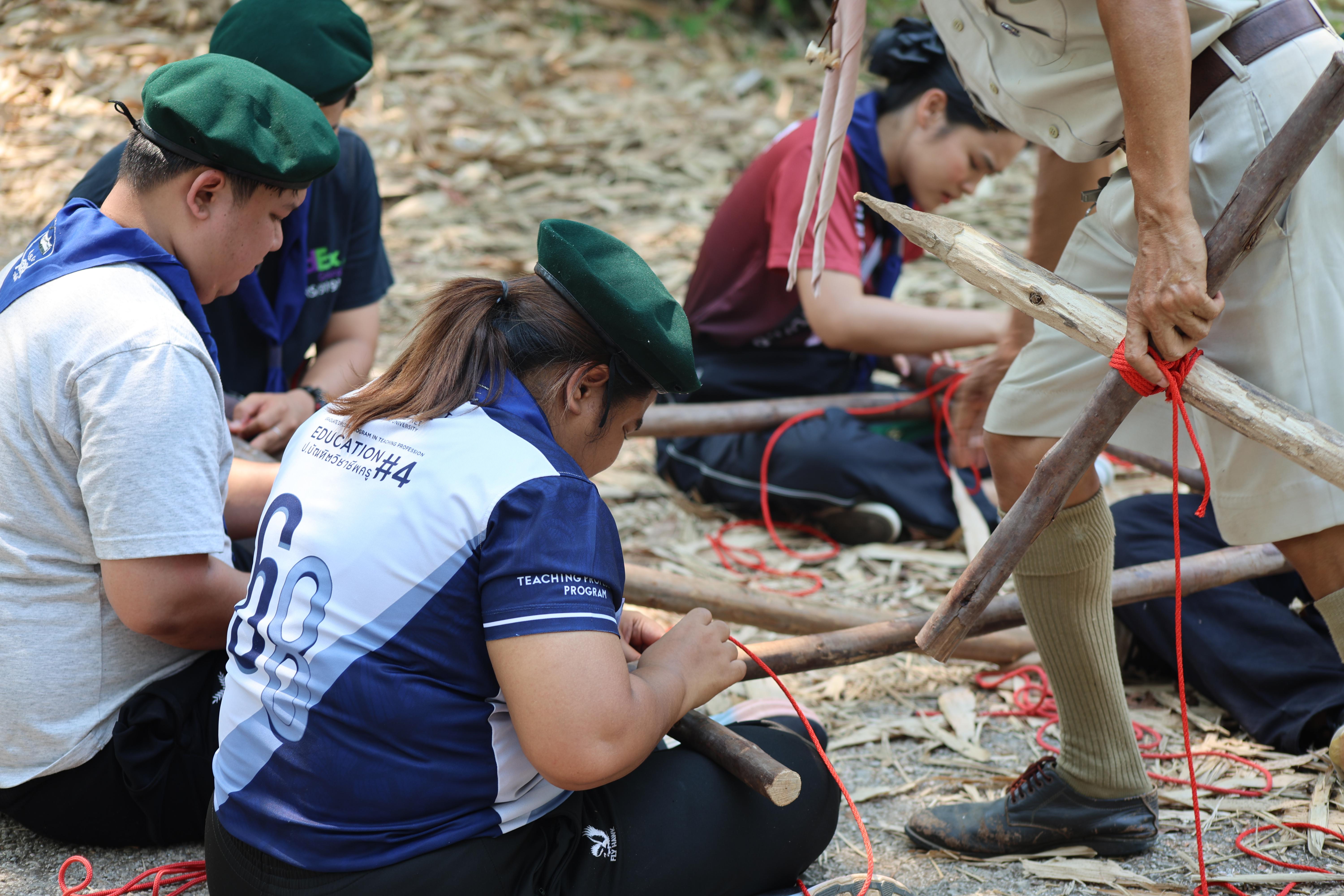 1202. กิจกรรมอบรมวิชาผู้กำกับลูกเสือ ขั้นความรู้เบื้องต้น สำหรับนักศึกษาหลักสูตรประกาศนียบัตรบัณฑิต สาขาวิชาชีพครู ประจำปีการศึกษา 2568