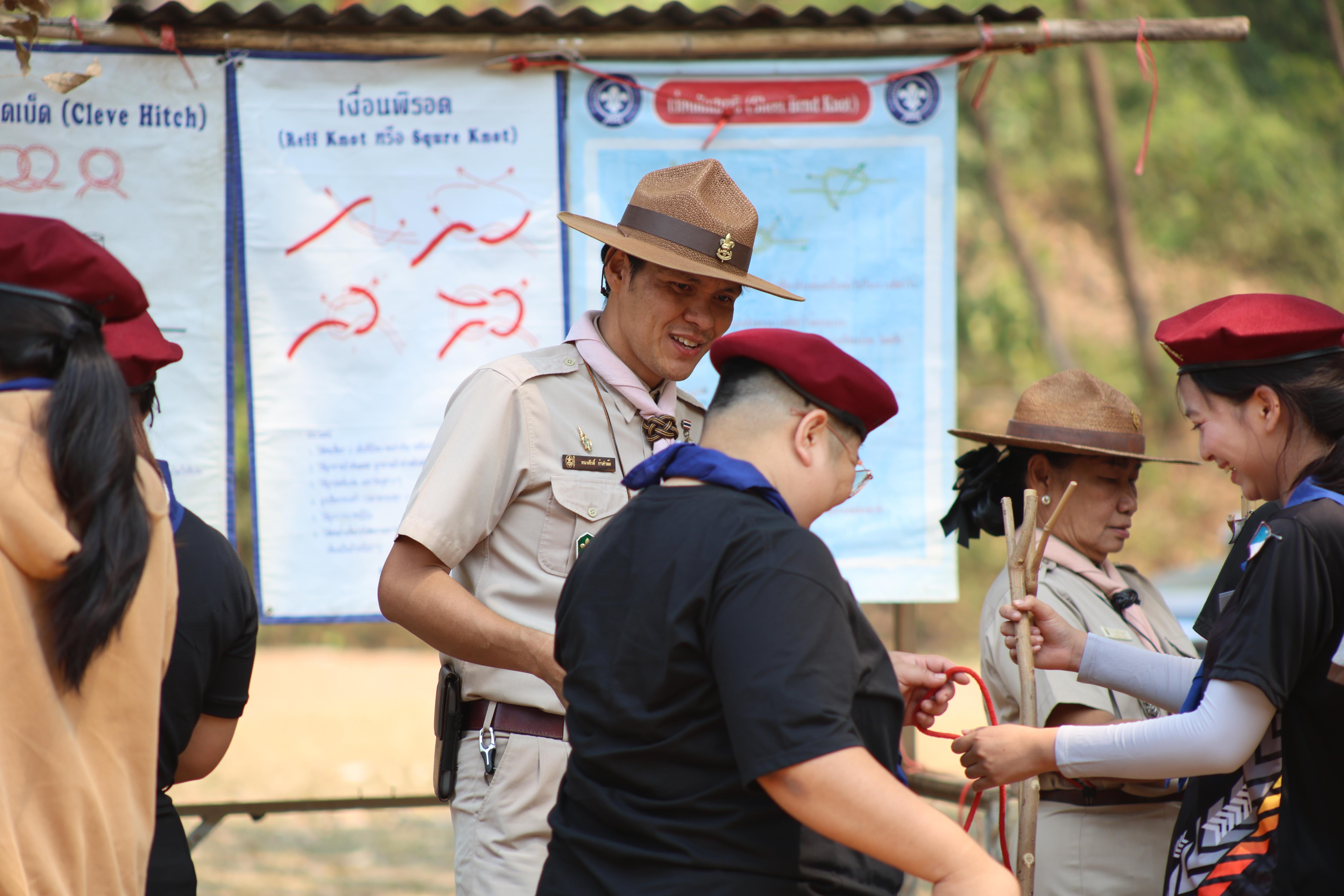 1282. กิจกรรมอบรมวิชาผู้กำกับลูกเสือ ขั้นความรู้เบื้องต้น สำหรับนักศึกษาหลักสูตรประกาศนียบัตรบัณฑิต สาขาวิชาชีพครู ประจำปีการศึกษา 2568