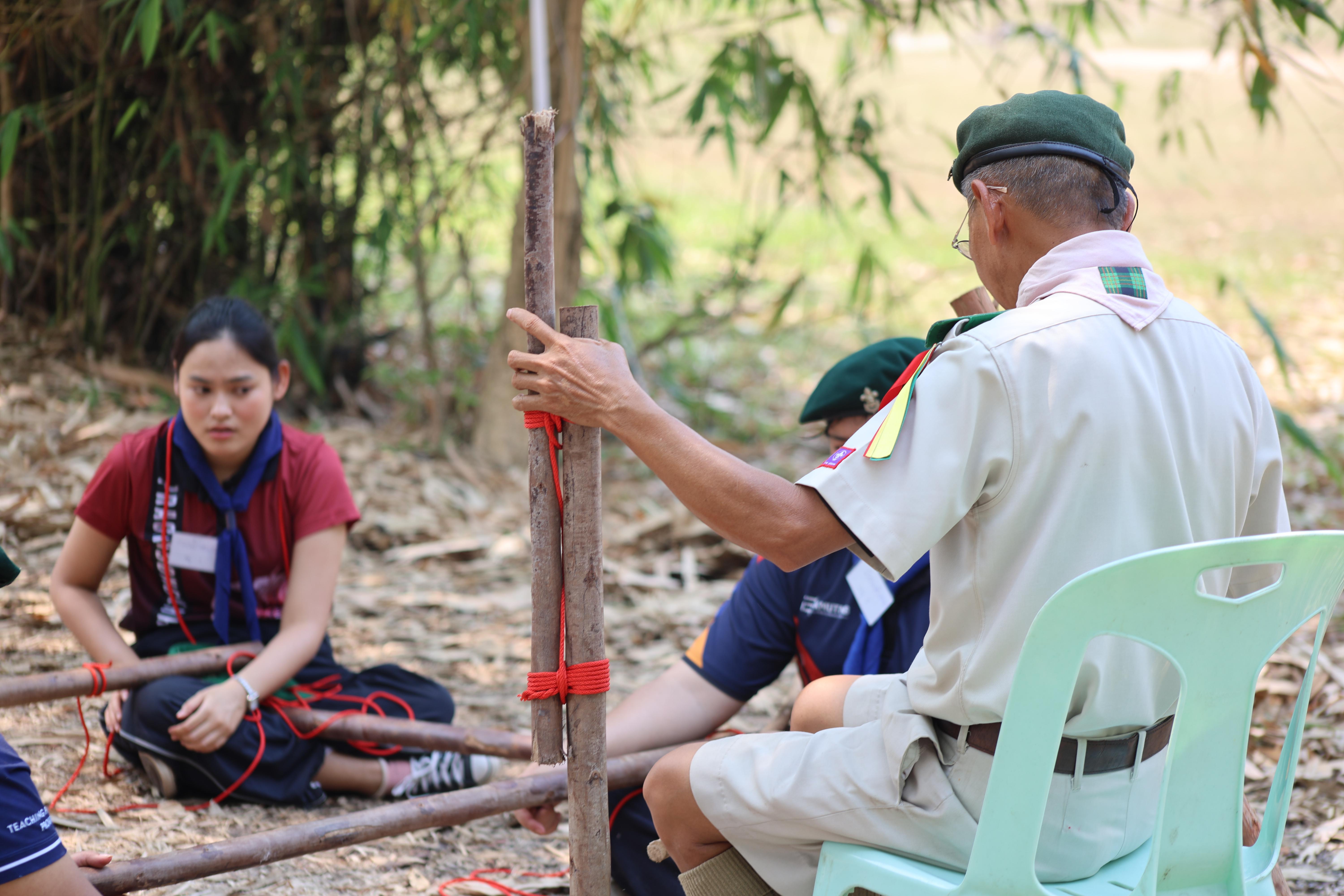 1284. กิจกรรมอบรมวิชาผู้กำกับลูกเสือ ขั้นความรู้เบื้องต้น สำหรับนักศึกษาหลักสูตรประกาศนียบัตรบัณฑิต สาขาวิชาชีพครู ประจำปีการศึกษา 2568