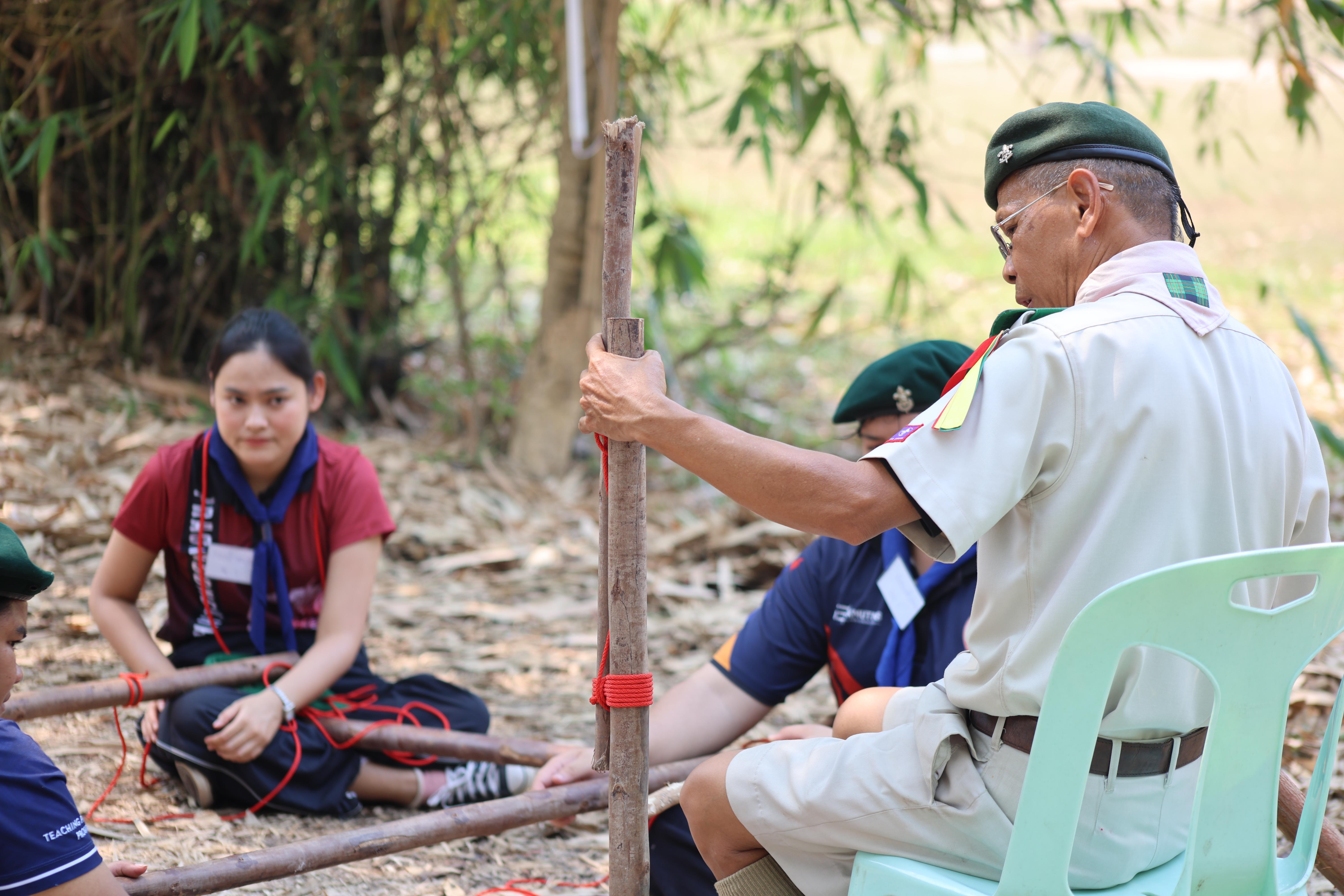 1285. กิจกรรมอบรมวิชาผู้กำกับลูกเสือ ขั้นความรู้เบื้องต้น สำหรับนักศึกษาหลักสูตรประกาศนียบัตรบัณฑิต สาขาวิชาชีพครู ประจำปีการศึกษา 2568