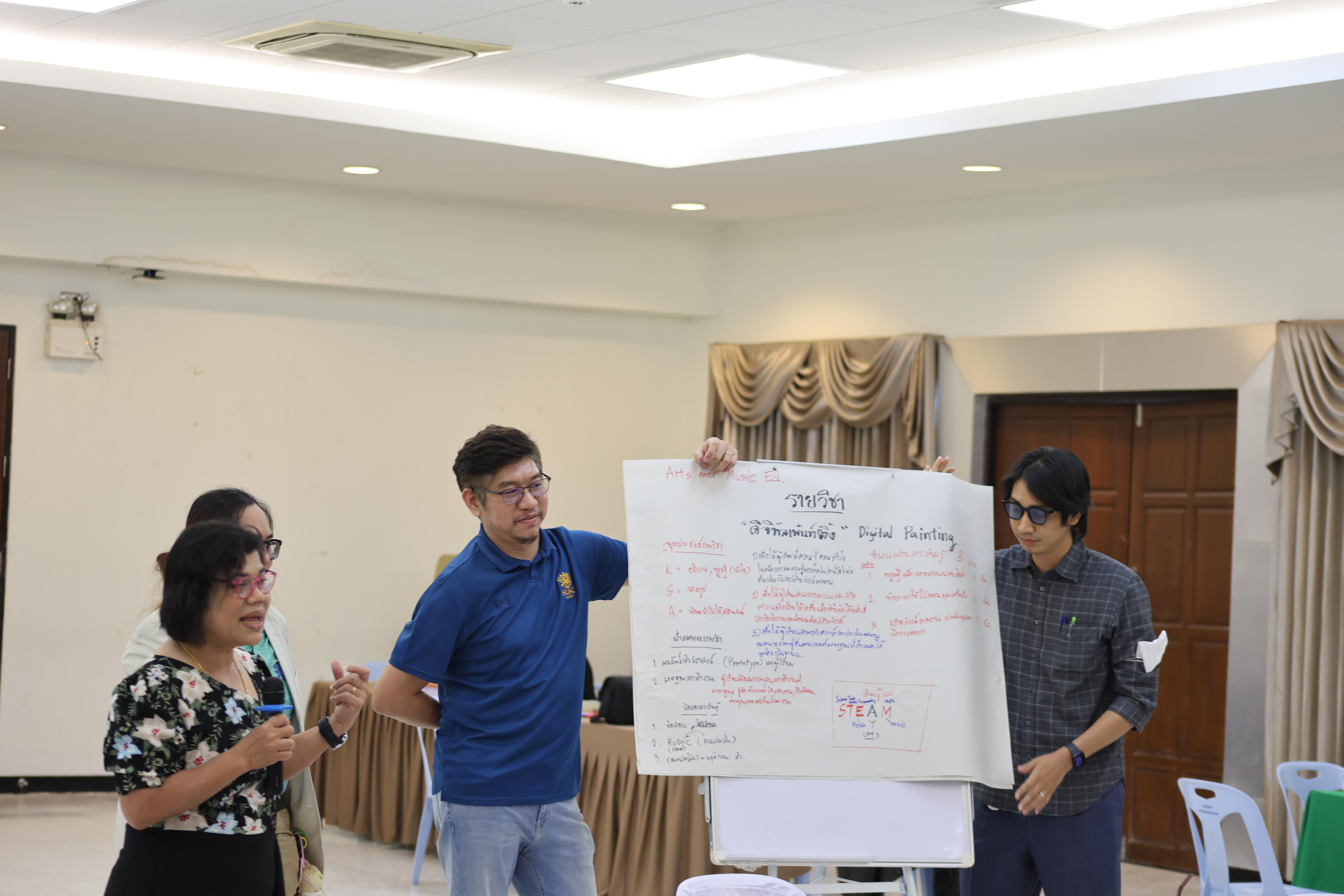 392. การอบรมในโมดูลที่ 7  เรื่อง “หลักสูตรและศาสตร์การสอน ”