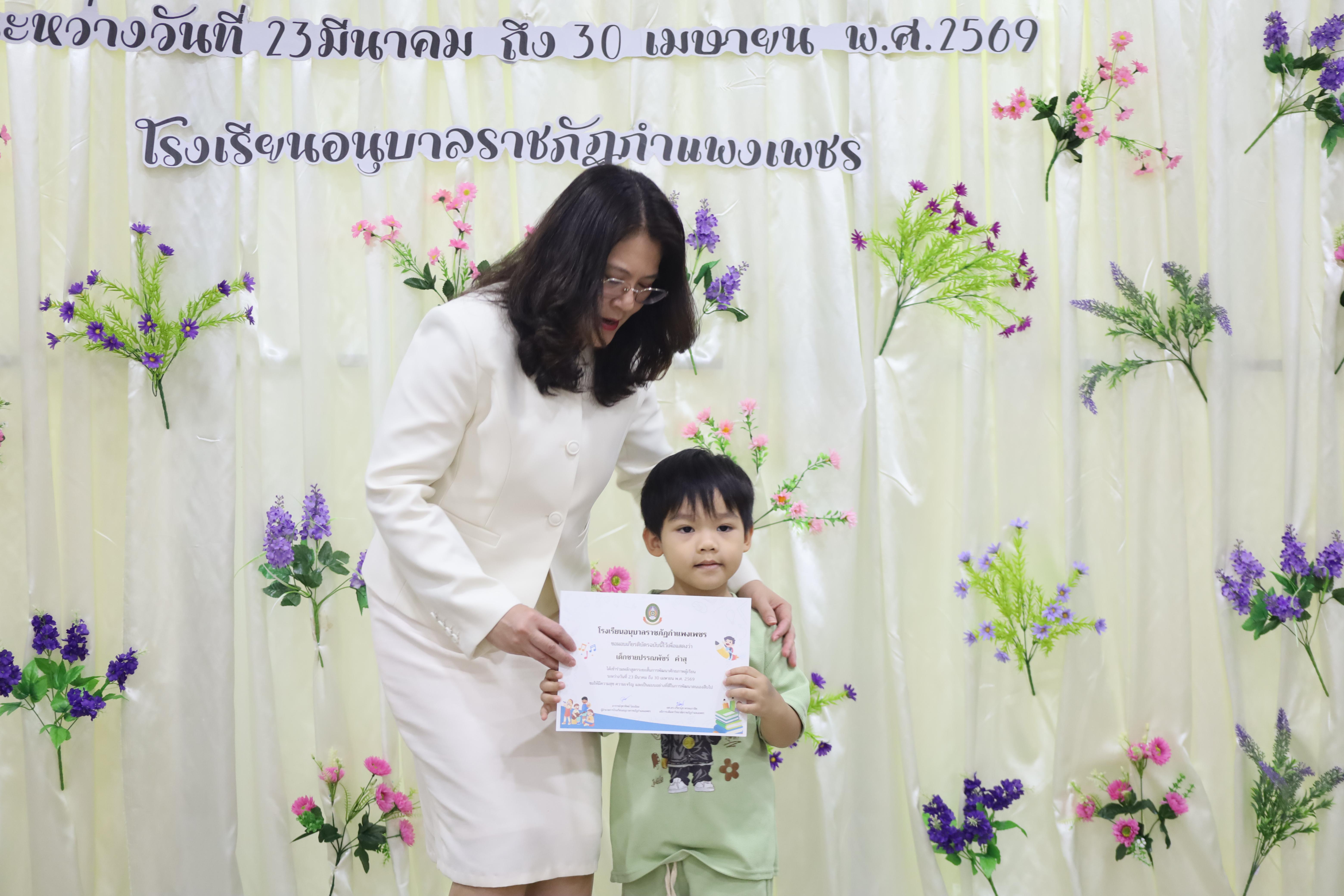 38. โครงการหลักสูตรระยะสั้น การพัฒนาศักยภาพผู้เรียน โรงเรียนอนุบาลราชภัฏกำแพงเพชร