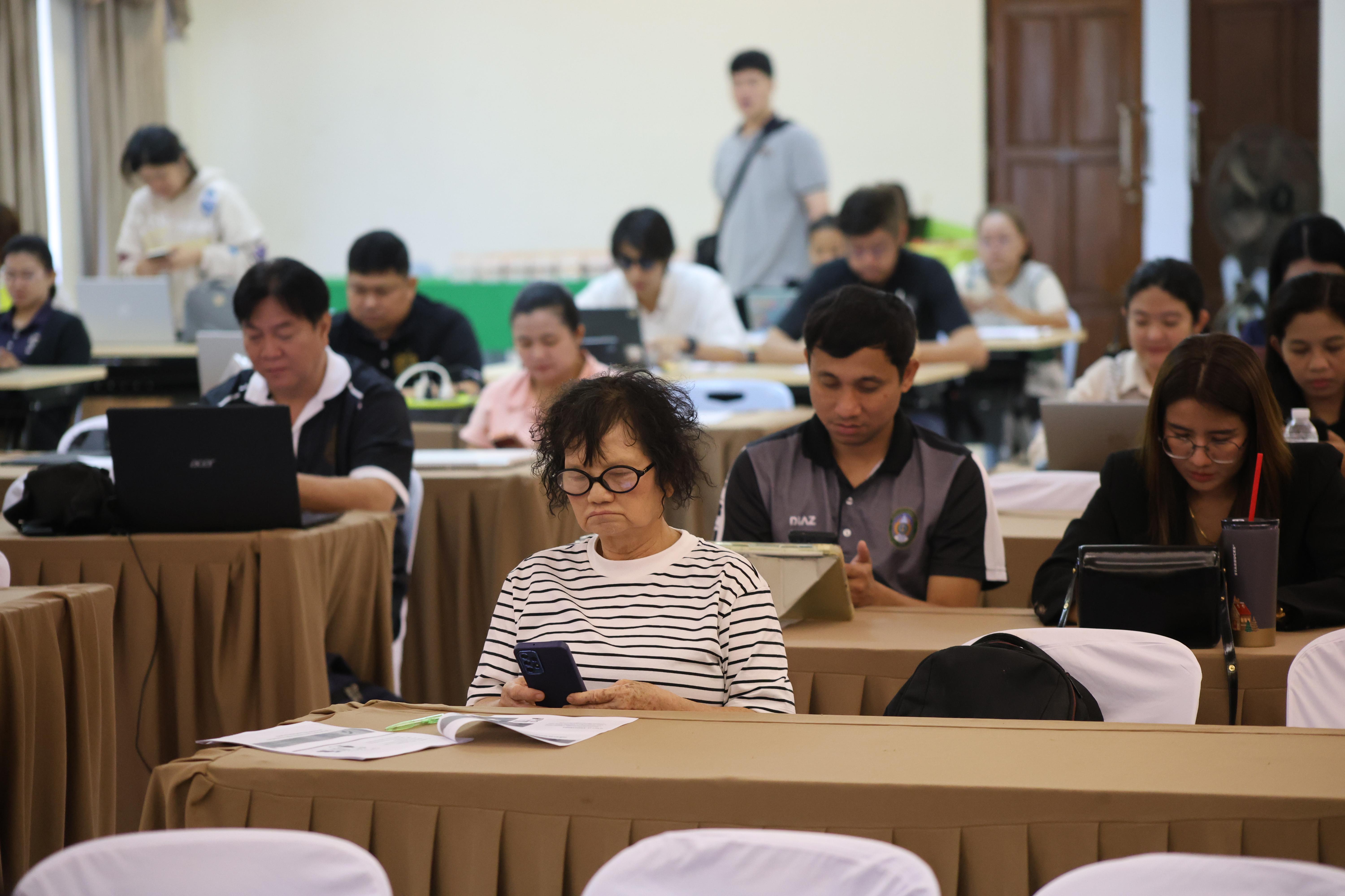 71. วันนี้เป็นการอบรมในโมดูลที่ 2  เรื่อง “ภาษาเพื่อการสื่อสารสำหรับครู”