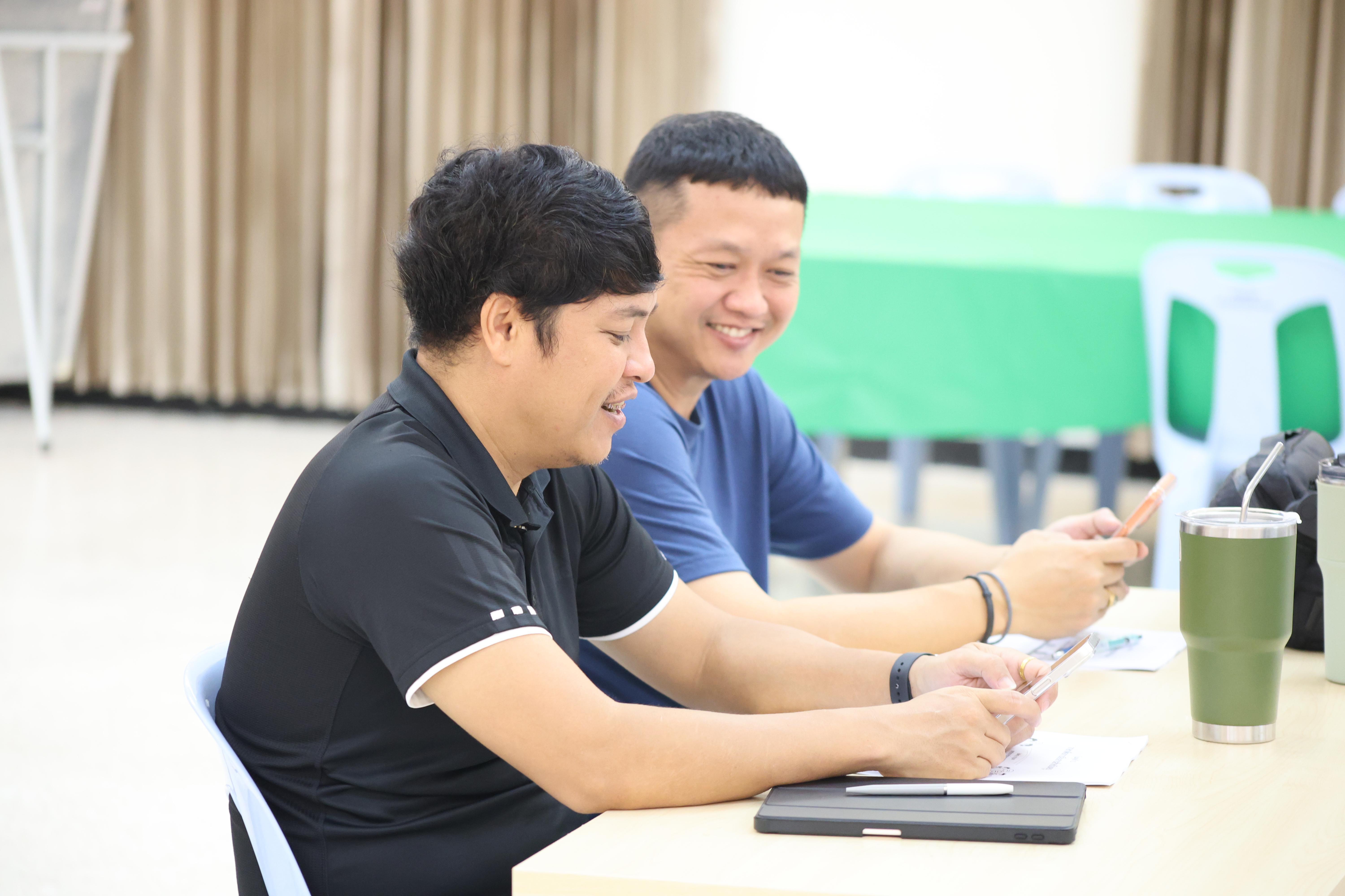 96. วันนี้เป็นการอบรมในโมดูลที่ 2  เรื่อง “ภาษาเพื่อการสื่อสารสำหรับครู”