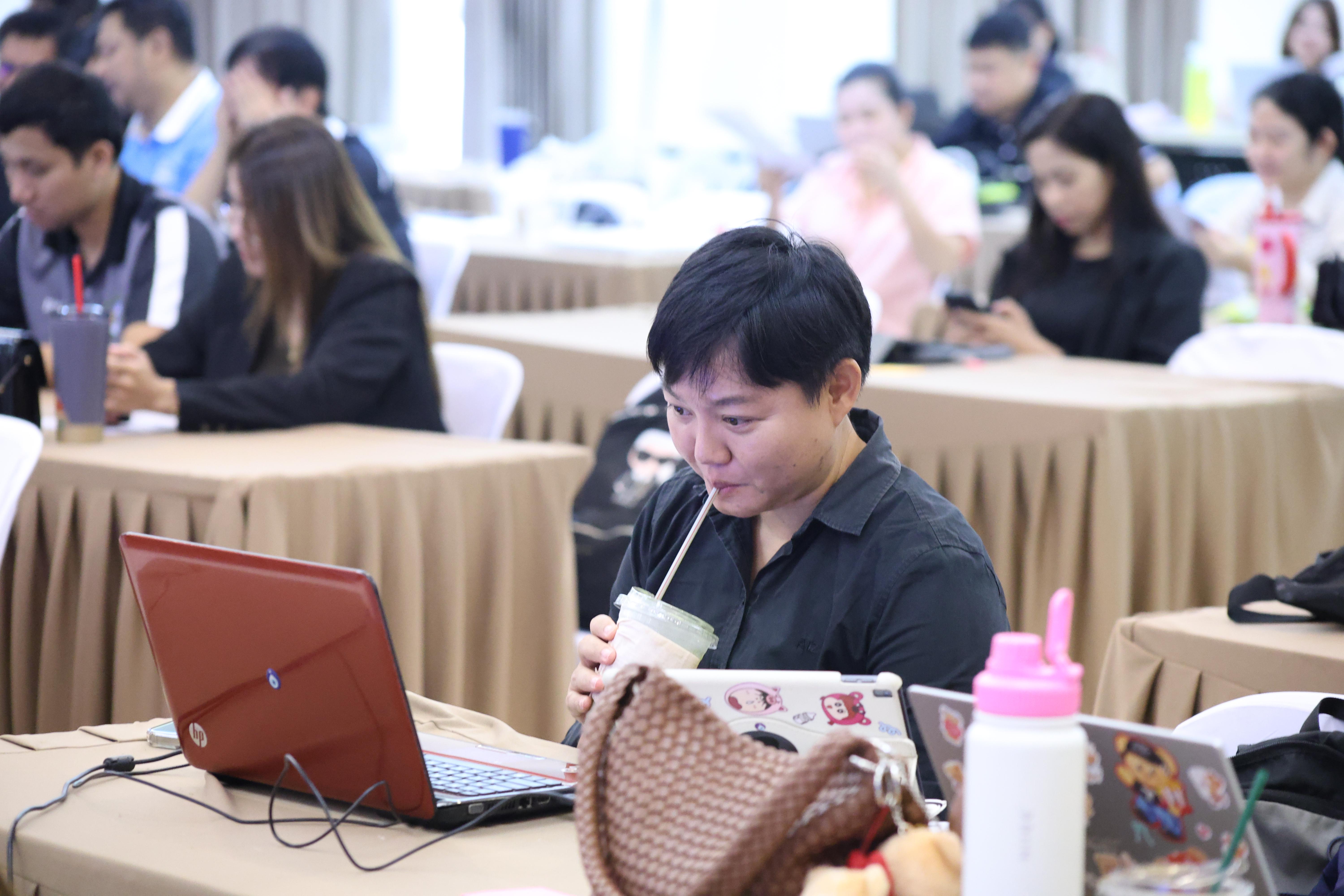 118. วันนี้เป็นการอบรมในโมดูลที่ 2  เรื่อง “ภาษาเพื่อการสื่อสารสำหรับครู”