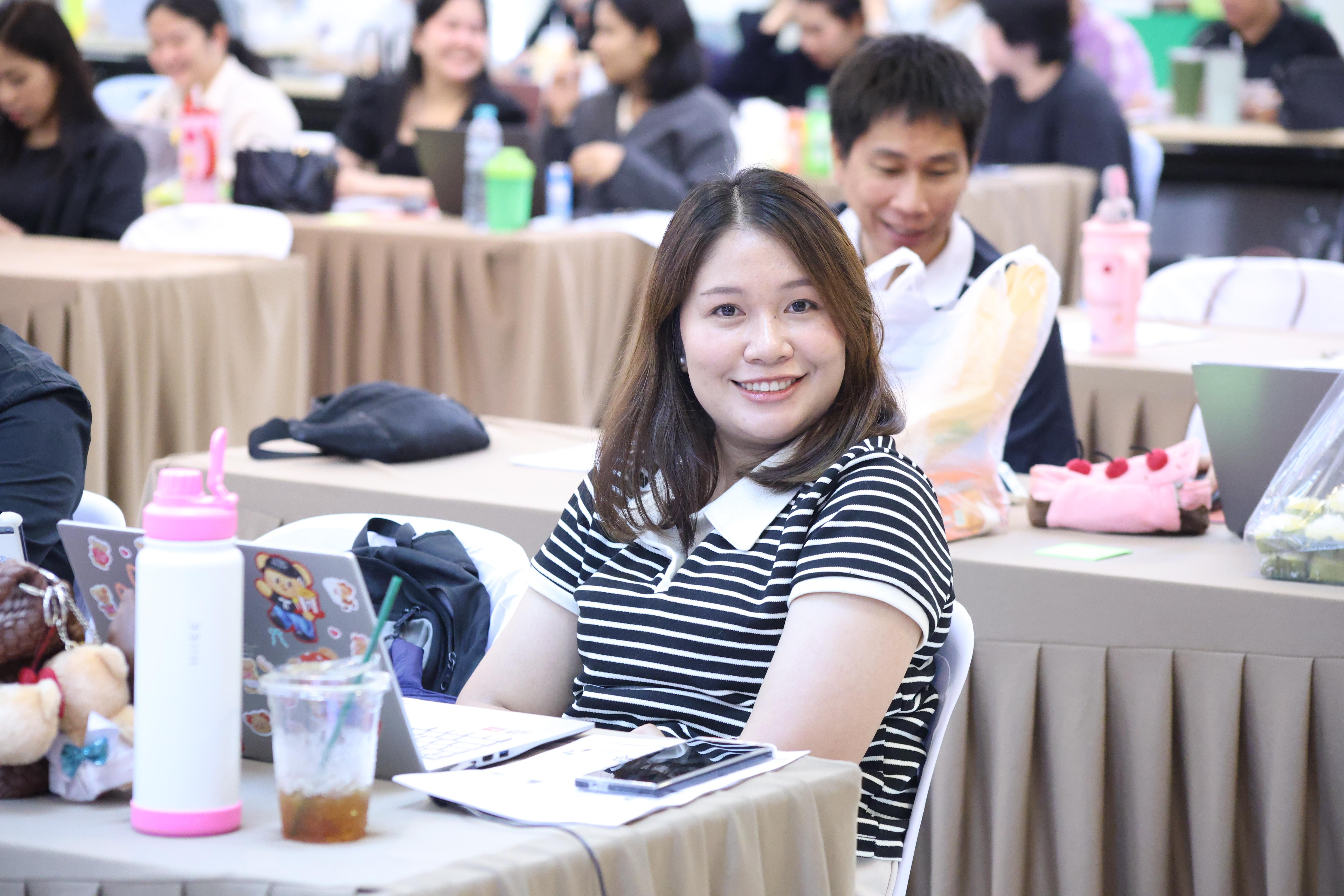 119. วันนี้เป็นการอบรมในโมดูลที่ 2  เรื่อง “ภาษาเพื่อการสื่อสารสำหรับครู”