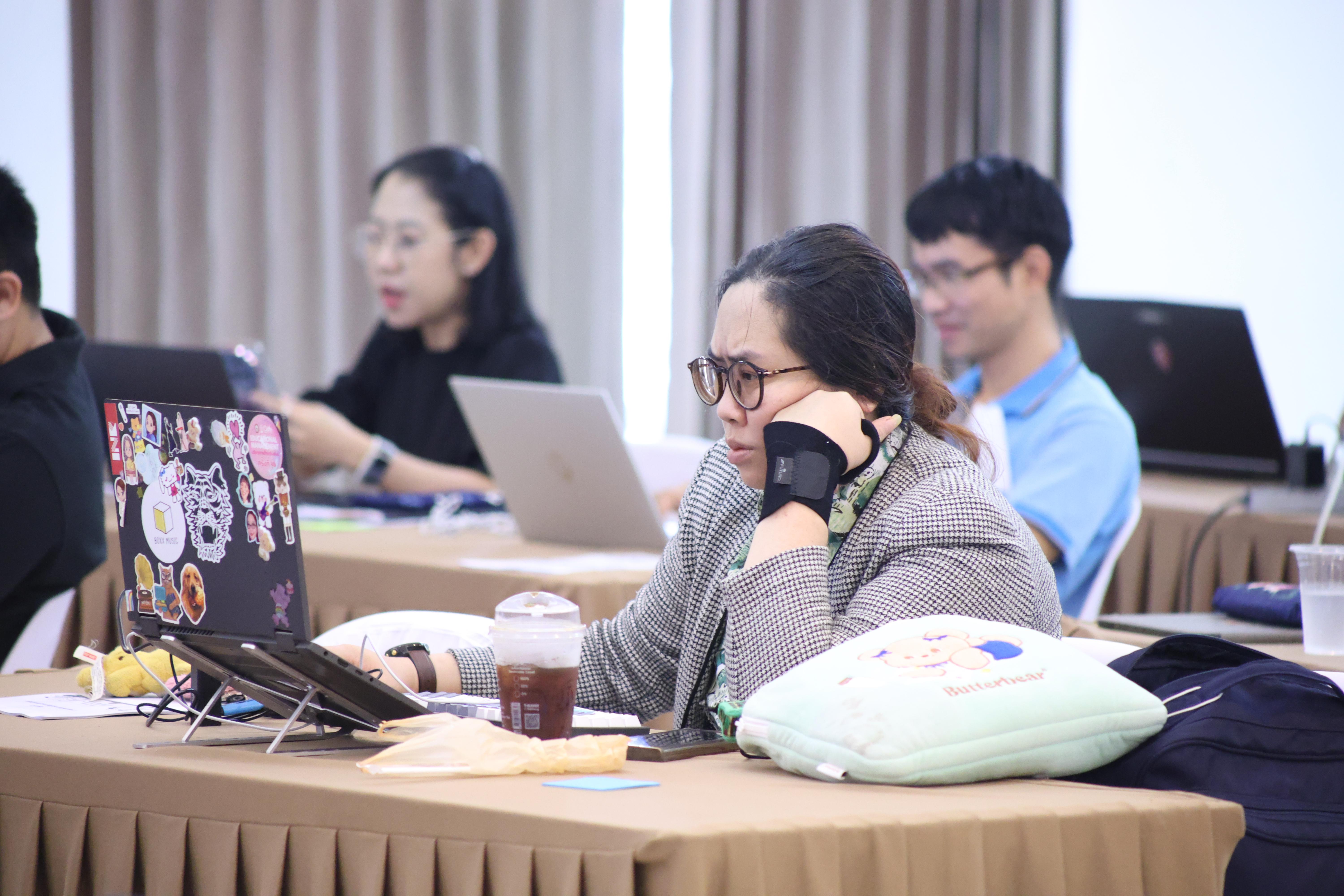 127. วันนี้เป็นการอบรมในโมดูลที่ 2  เรื่อง “ภาษาเพื่อการสื่อสารสำหรับครู”