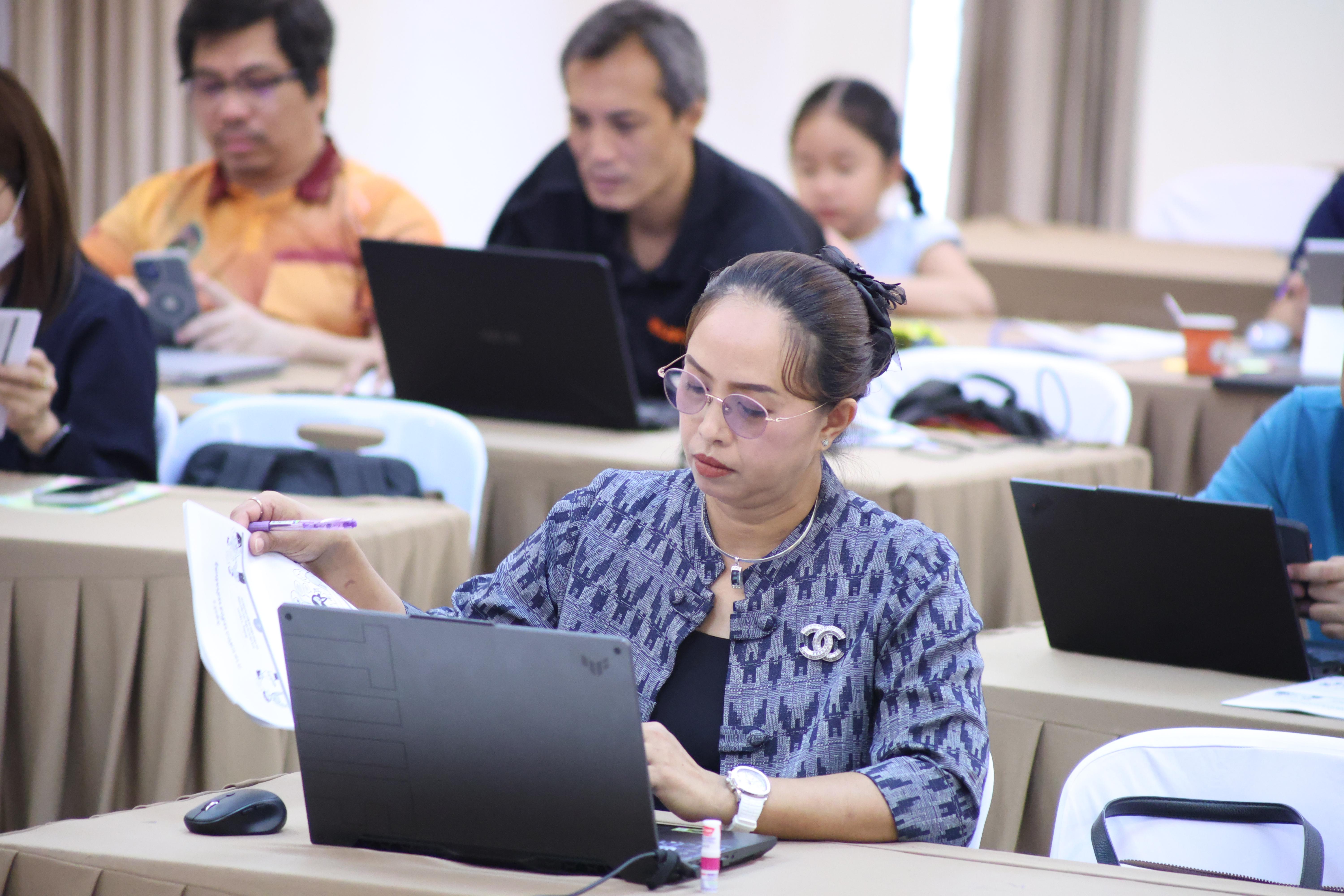 135. วันนี้เป็นการอบรมในโมดูลที่ 2  เรื่อง “ภาษาเพื่อการสื่อสารสำหรับครู”