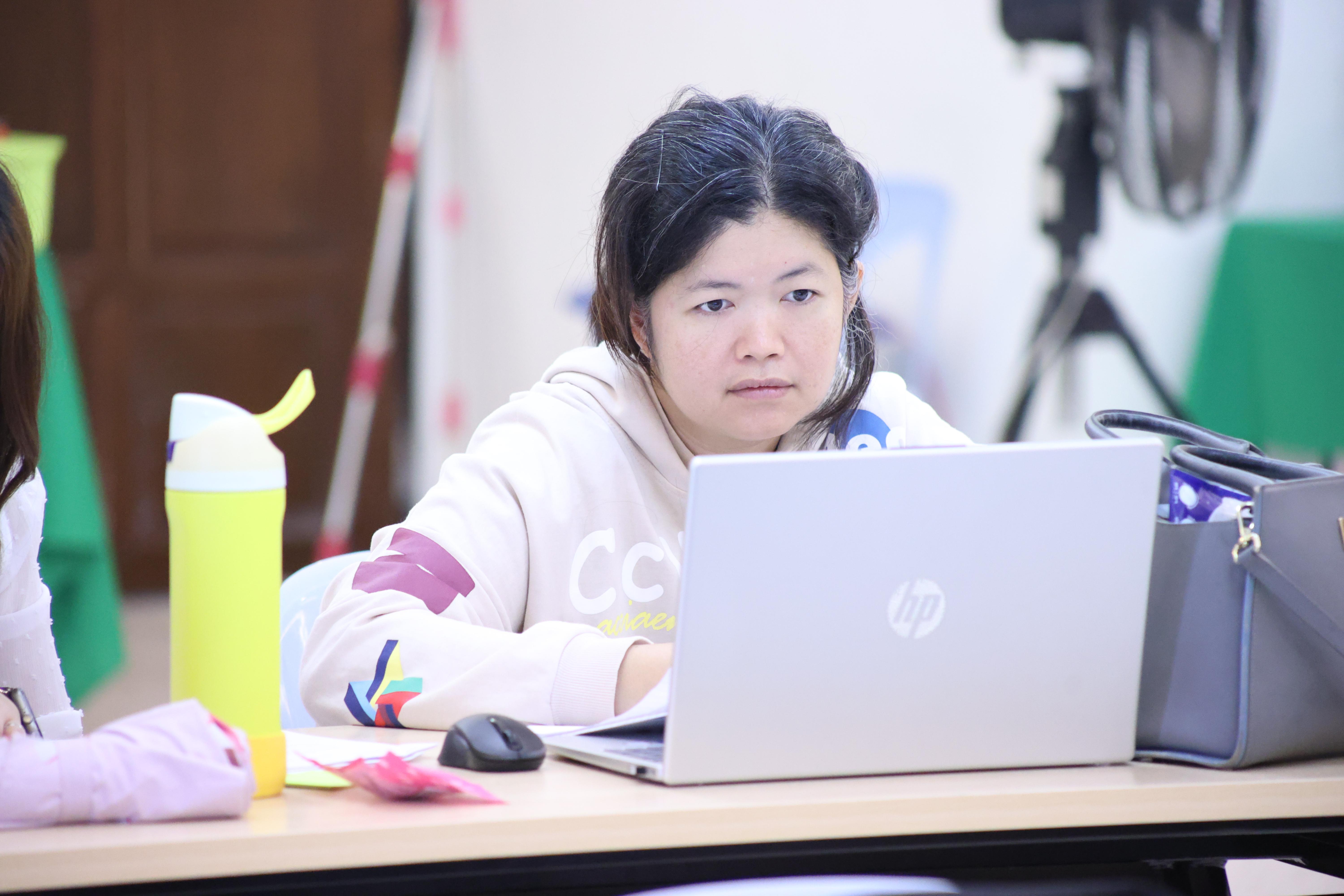 163. วันนี้เป็นการอบรมในโมดูลที่ 2  เรื่อง “ภาษาเพื่อการสื่อสารสำหรับครู”