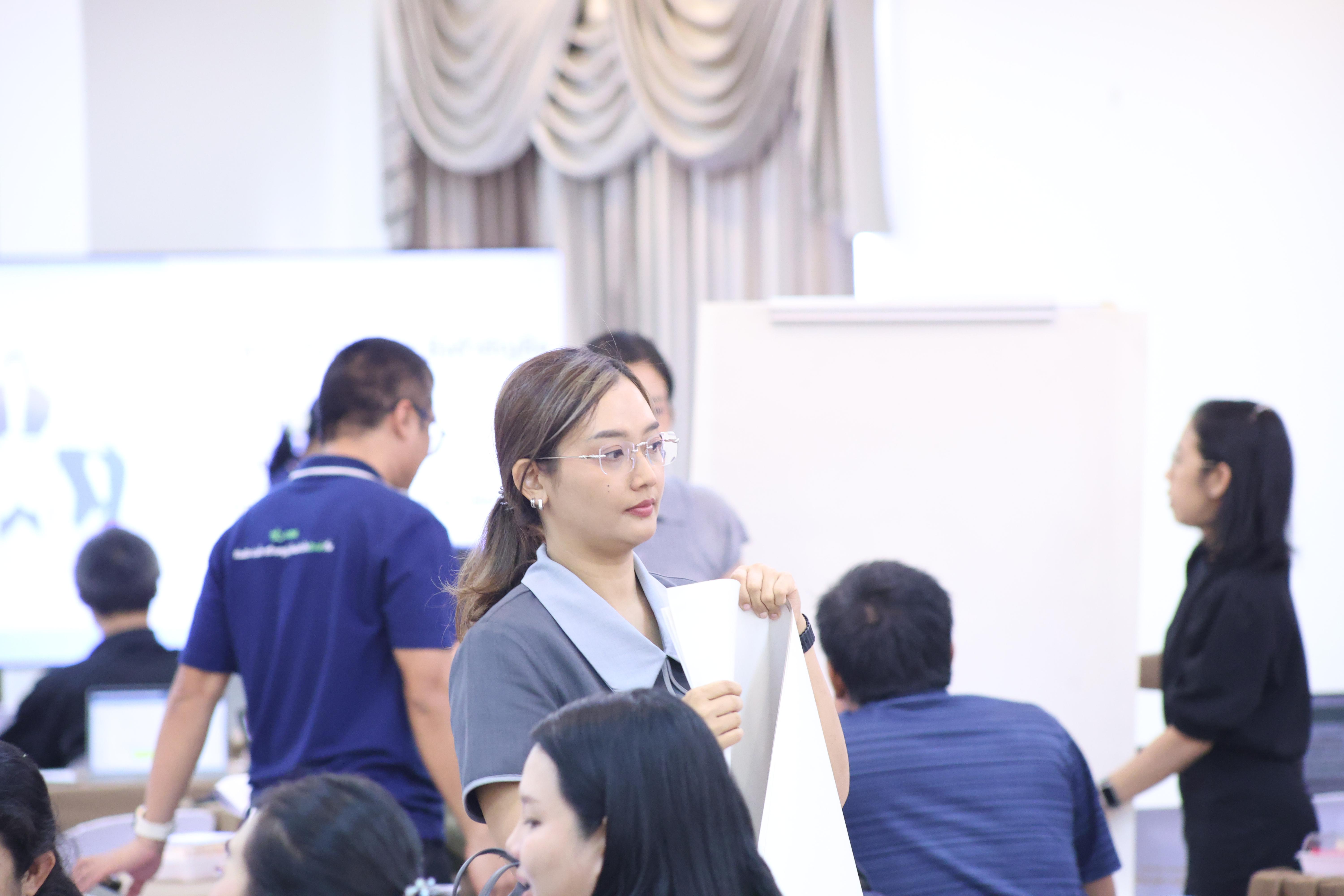 261. วันนี้เป็นการอบรมในโมดูลที่ 2  เรื่อง “ภาษาเพื่อการสื่อสารสำหรับครู”
