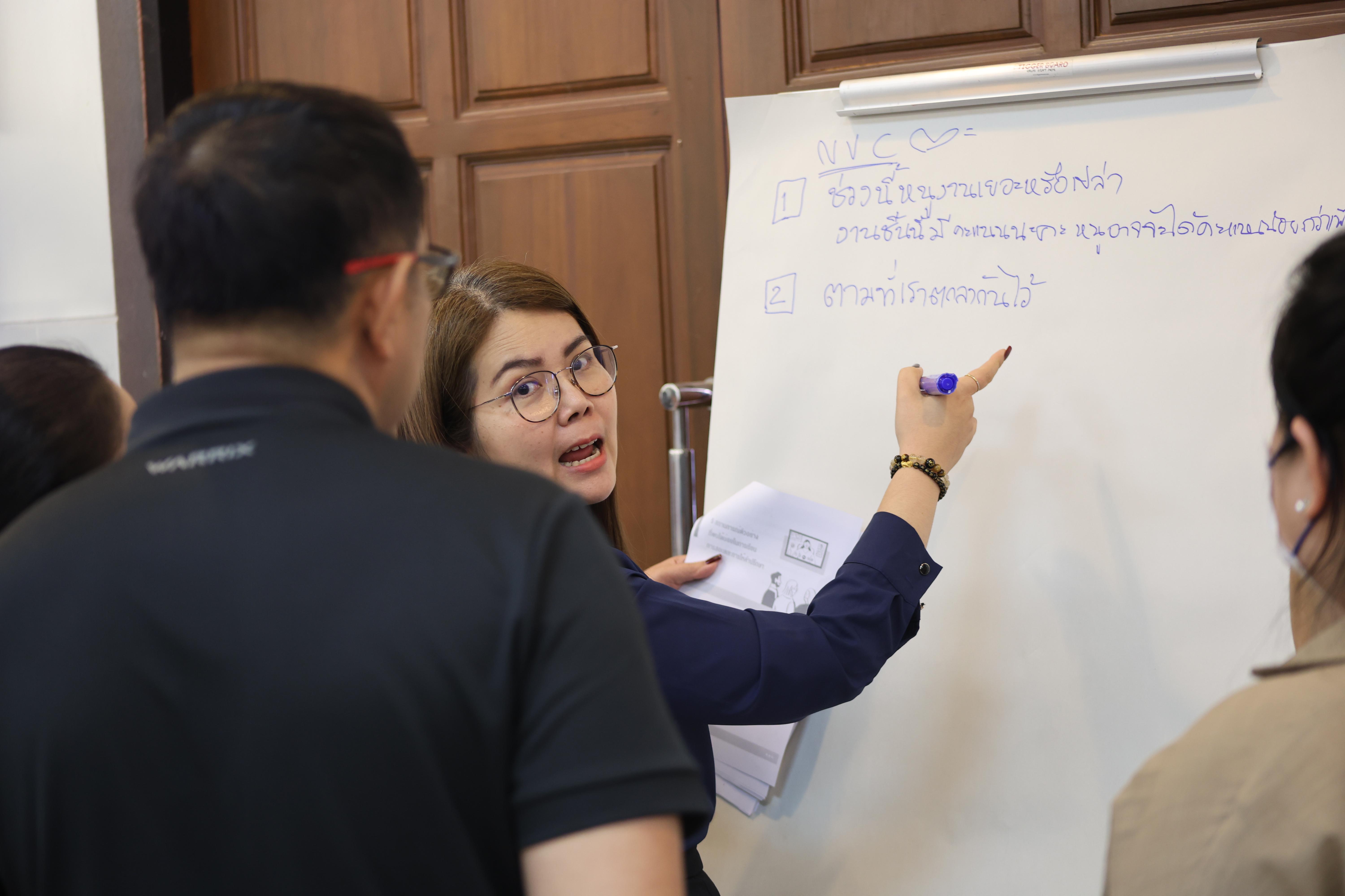 291. วันนี้เป็นการอบรมในโมดูลที่ 2  เรื่อง “ภาษาเพื่อการสื่อสารสำหรับครู”