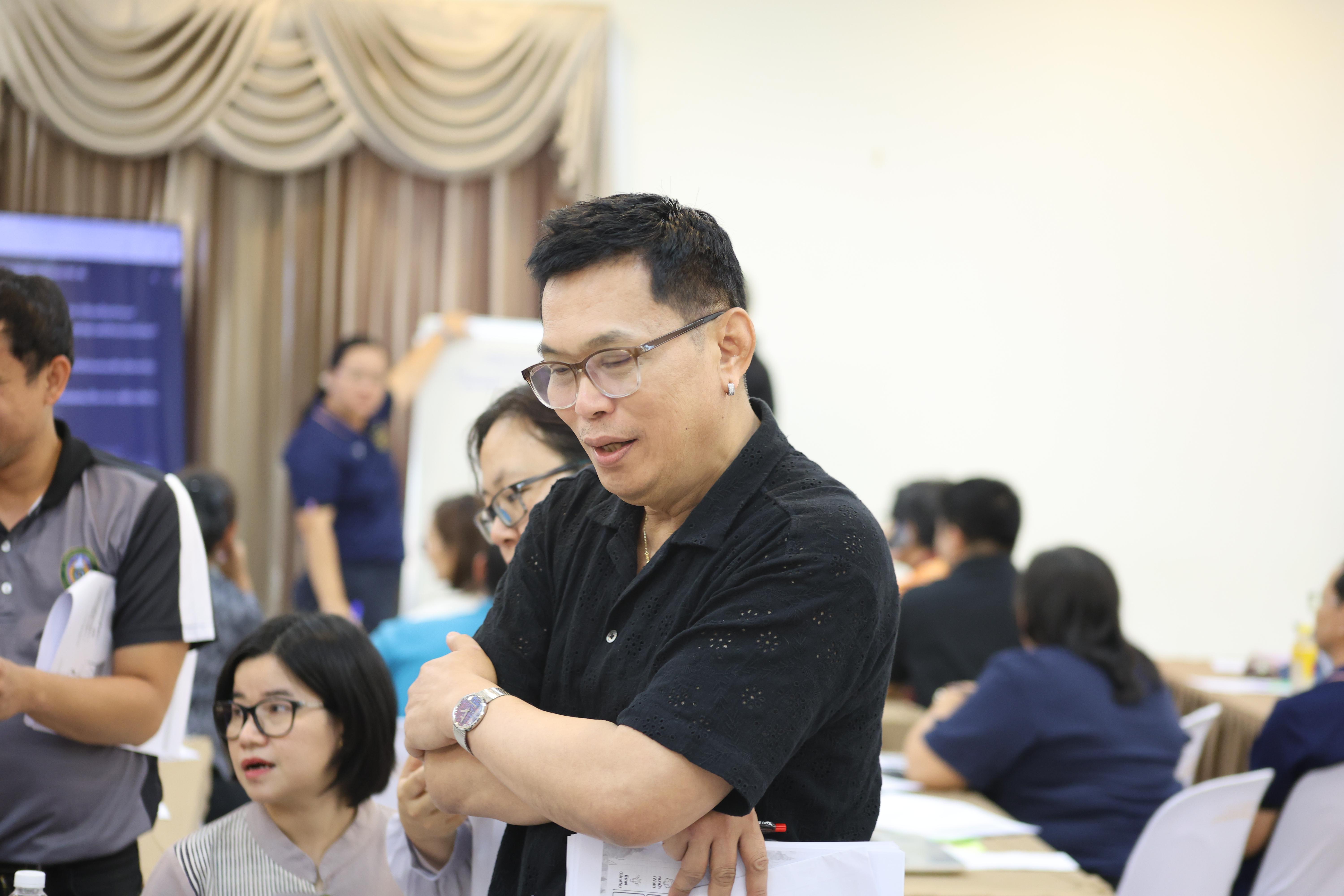 301. วันนี้เป็นการอบรมในโมดูลที่ 2  เรื่อง “ภาษาเพื่อการสื่อสารสำหรับครู”