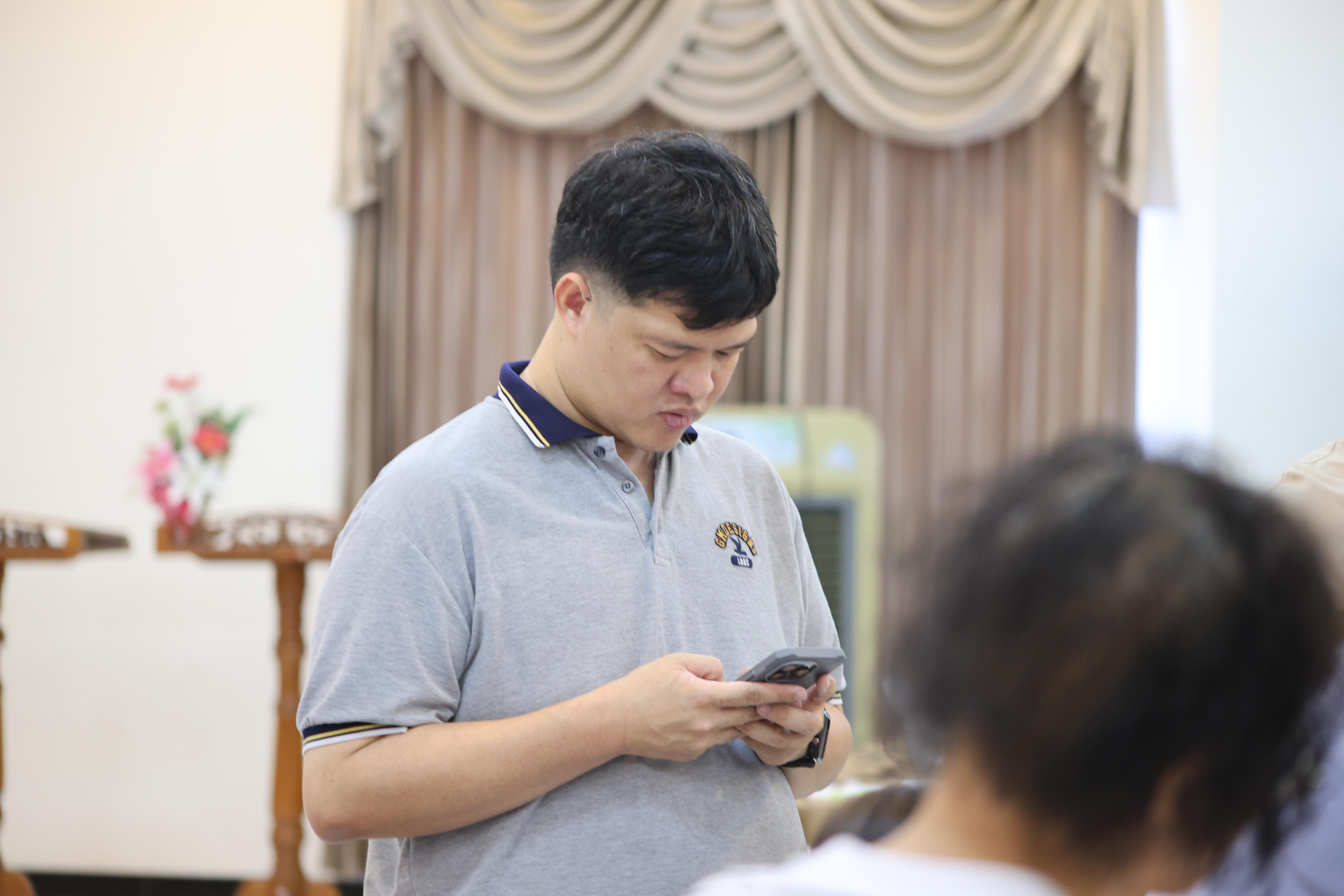 306. วันนี้เป็นการอบรมในโมดูลที่ 2  เรื่อง “ภาษาเพื่อการสื่อสารสำหรับครู”