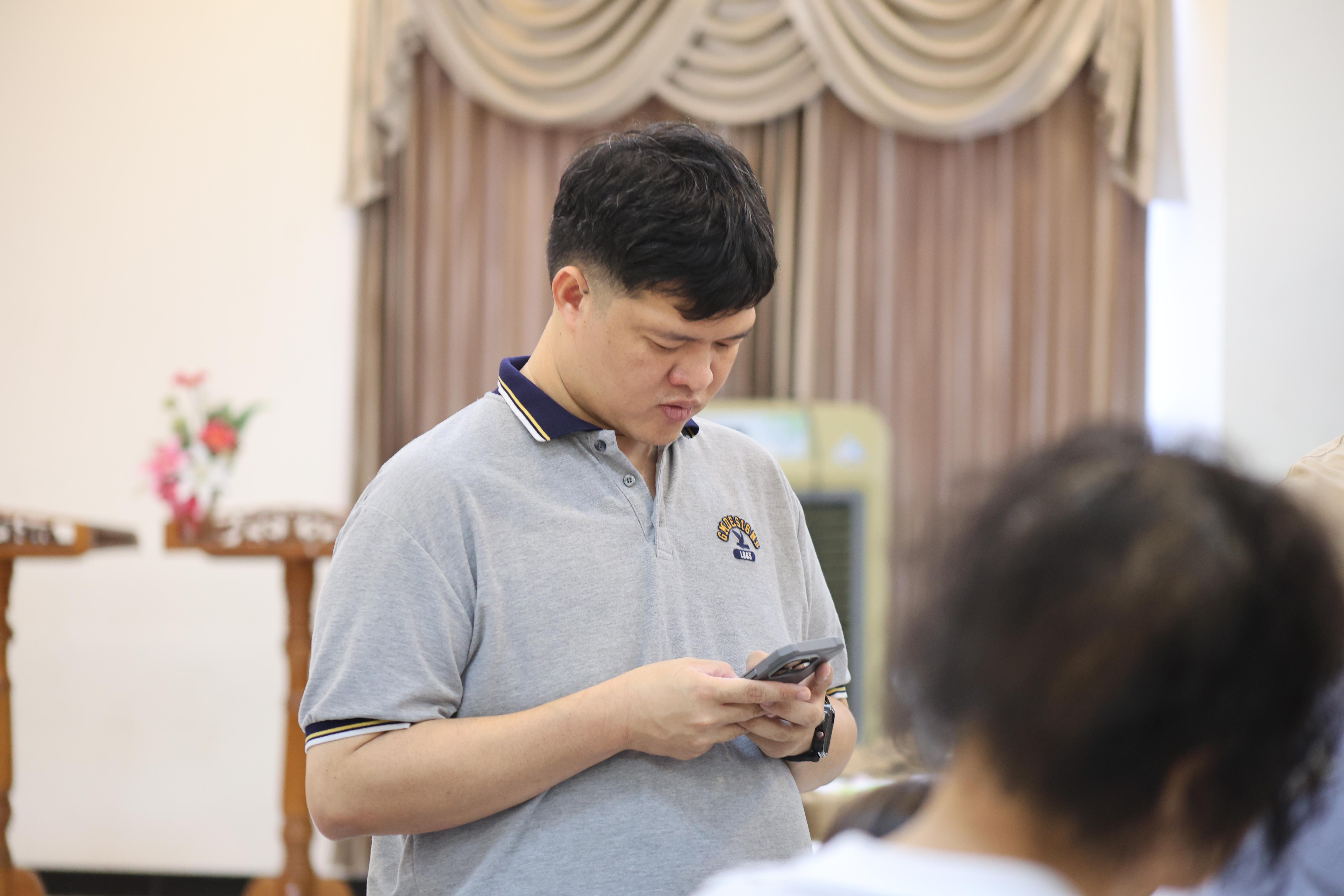 307. วันนี้เป็นการอบรมในโมดูลที่ 2  เรื่อง “ภาษาเพื่อการสื่อสารสำหรับครู”