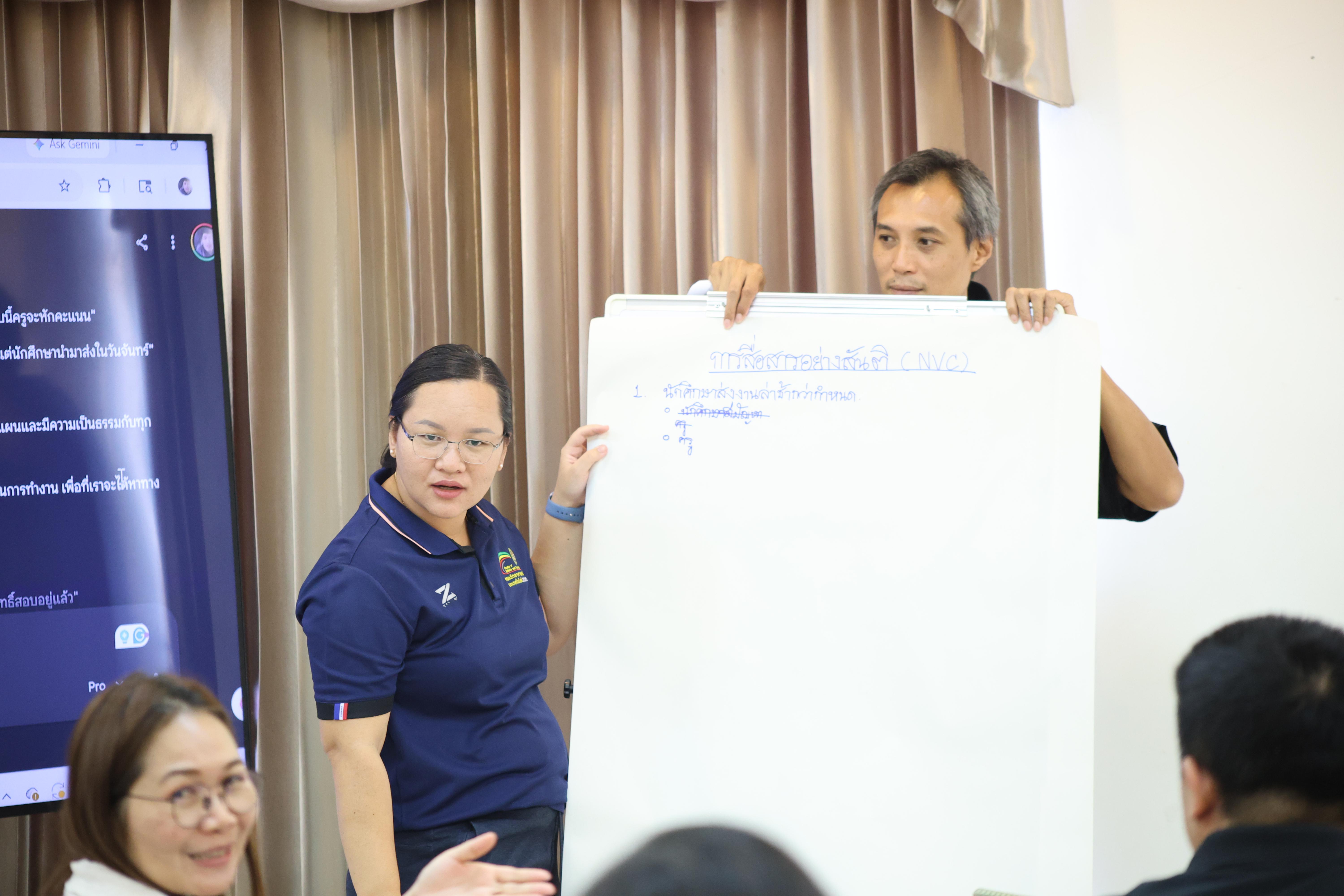 310. วันนี้เป็นการอบรมในโมดูลที่ 2  เรื่อง “ภาษาเพื่อการสื่อสารสำหรับครู”