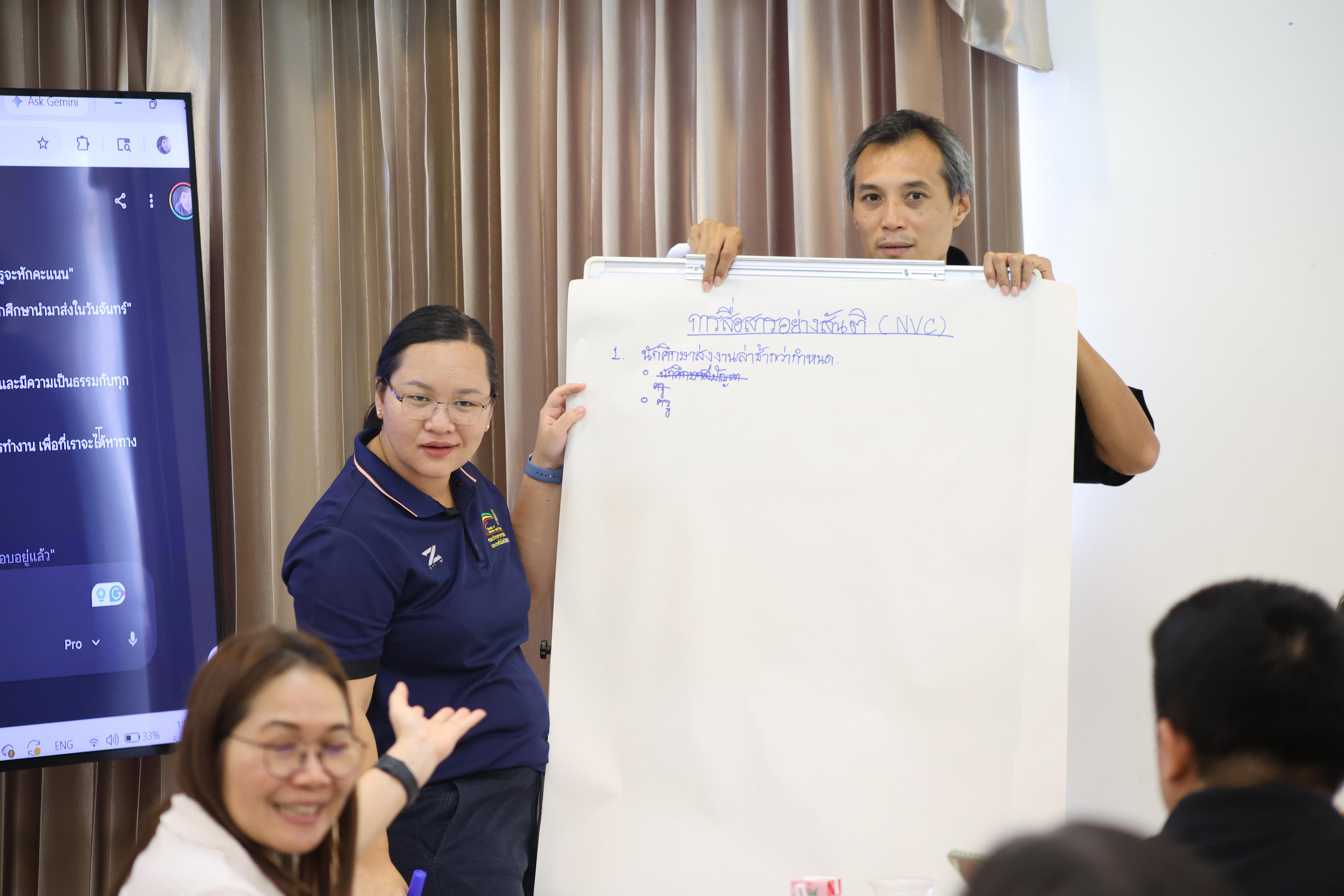 311. วันนี้เป็นการอบรมในโมดูลที่ 2  เรื่อง “ภาษาเพื่อการสื่อสารสำหรับครู”