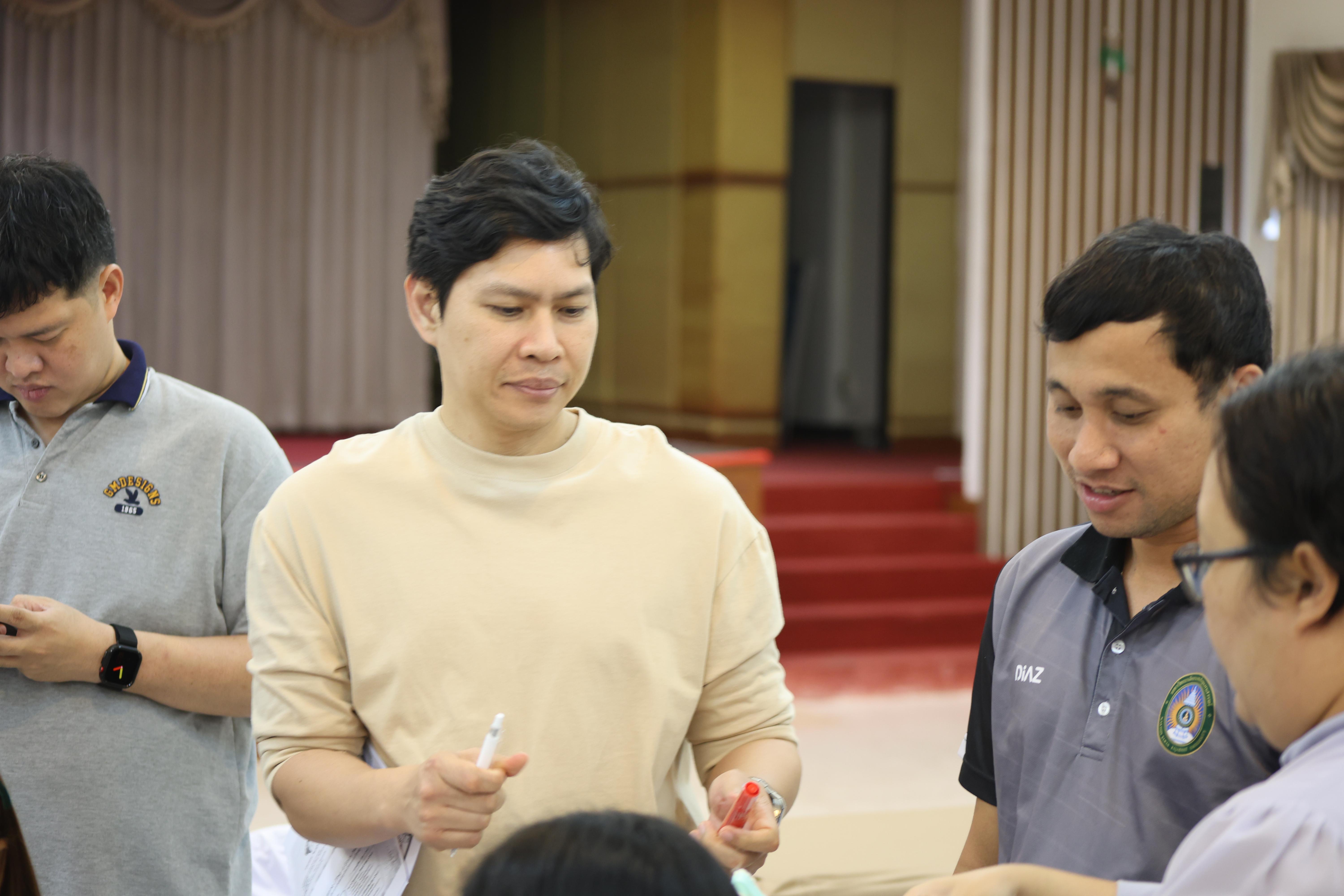 313. วันนี้เป็นการอบรมในโมดูลที่ 2  เรื่อง “ภาษาเพื่อการสื่อสารสำหรับครู”