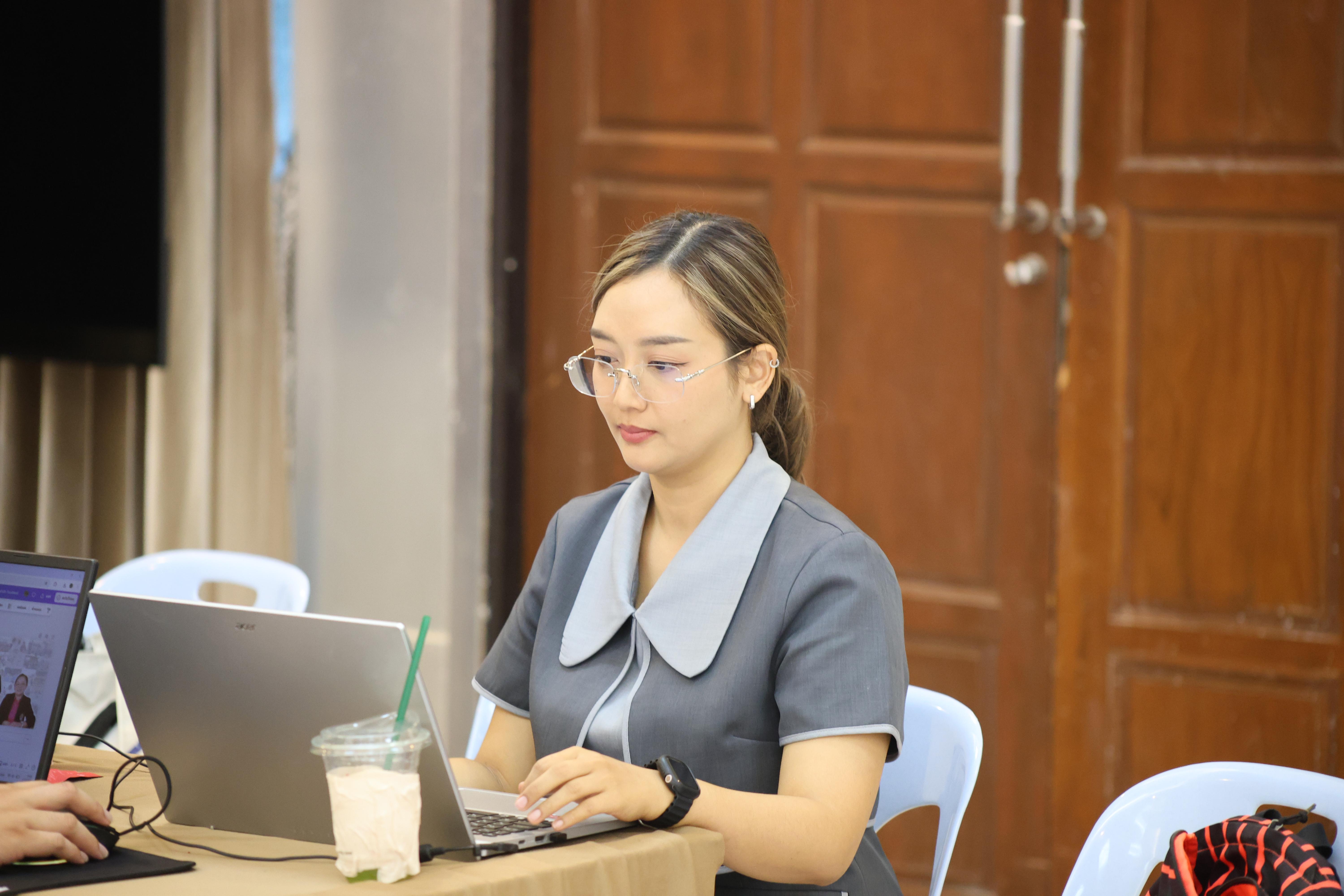 346. วันนี้เป็นการอบรมในโมดูลที่ 2  เรื่อง “ภาษาเพื่อการสื่อสารสำหรับครู”