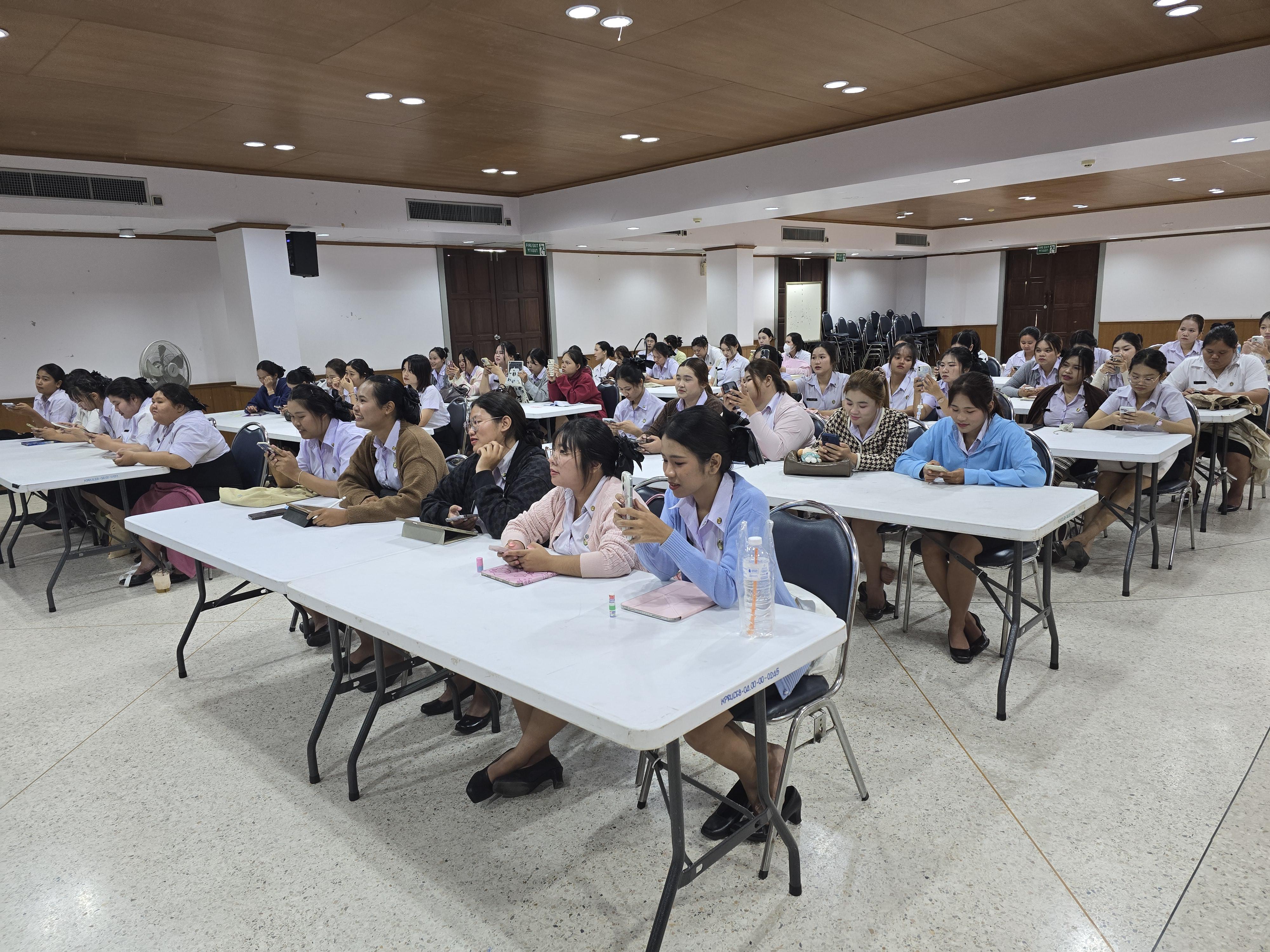 6. กิจกรรมปฐมนิเทศนักศึกษาก่อนออกฝึกประสบการณ์วิชาชีพครู ภาคเรียนที่1/2569