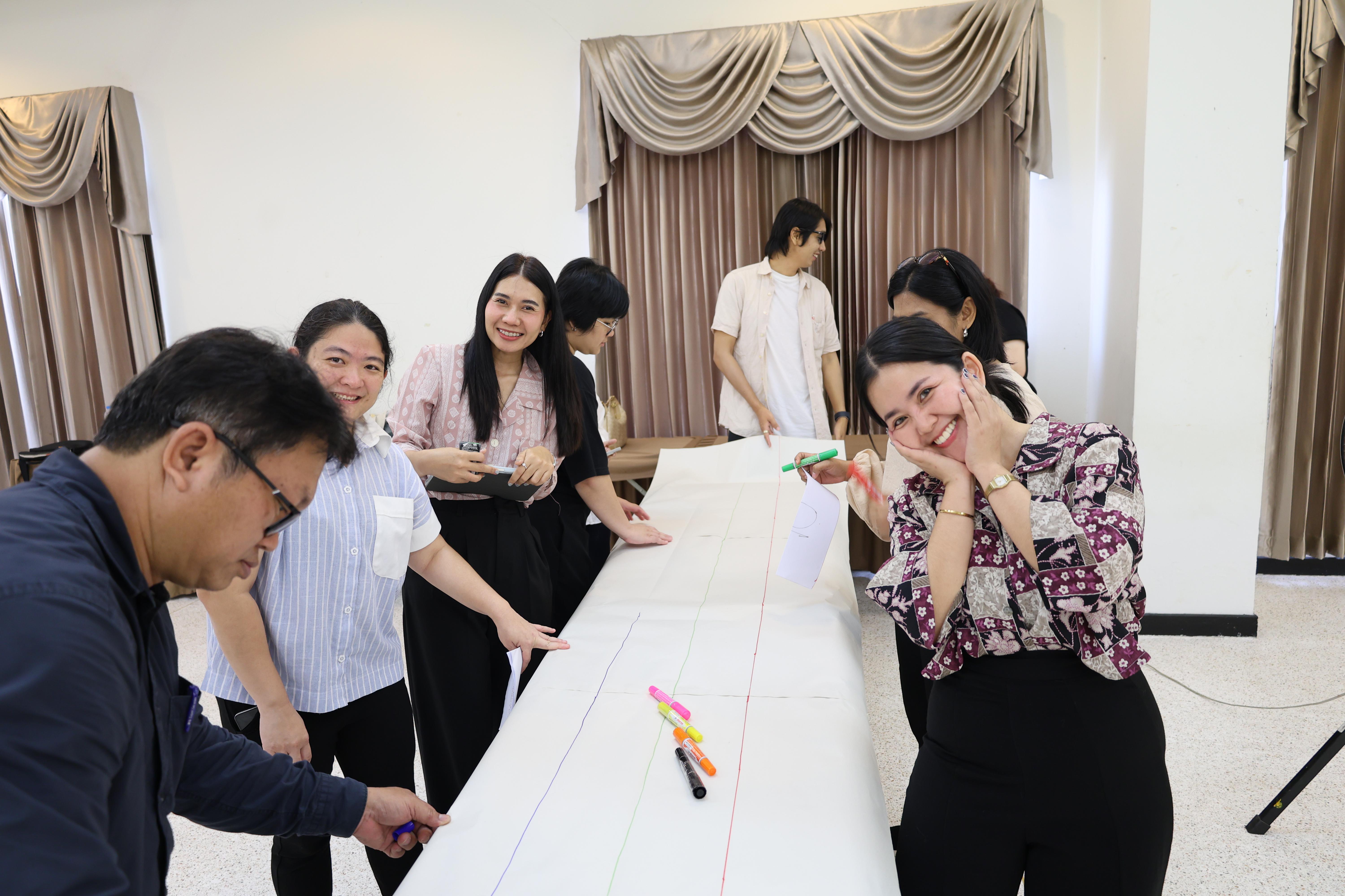 133. วันนี้เป็นการอบรมในโมดูลที่ 10 เรื่อง “ทักษะการโค้ชเพื่อการพัฒนา Soft Skills” .
