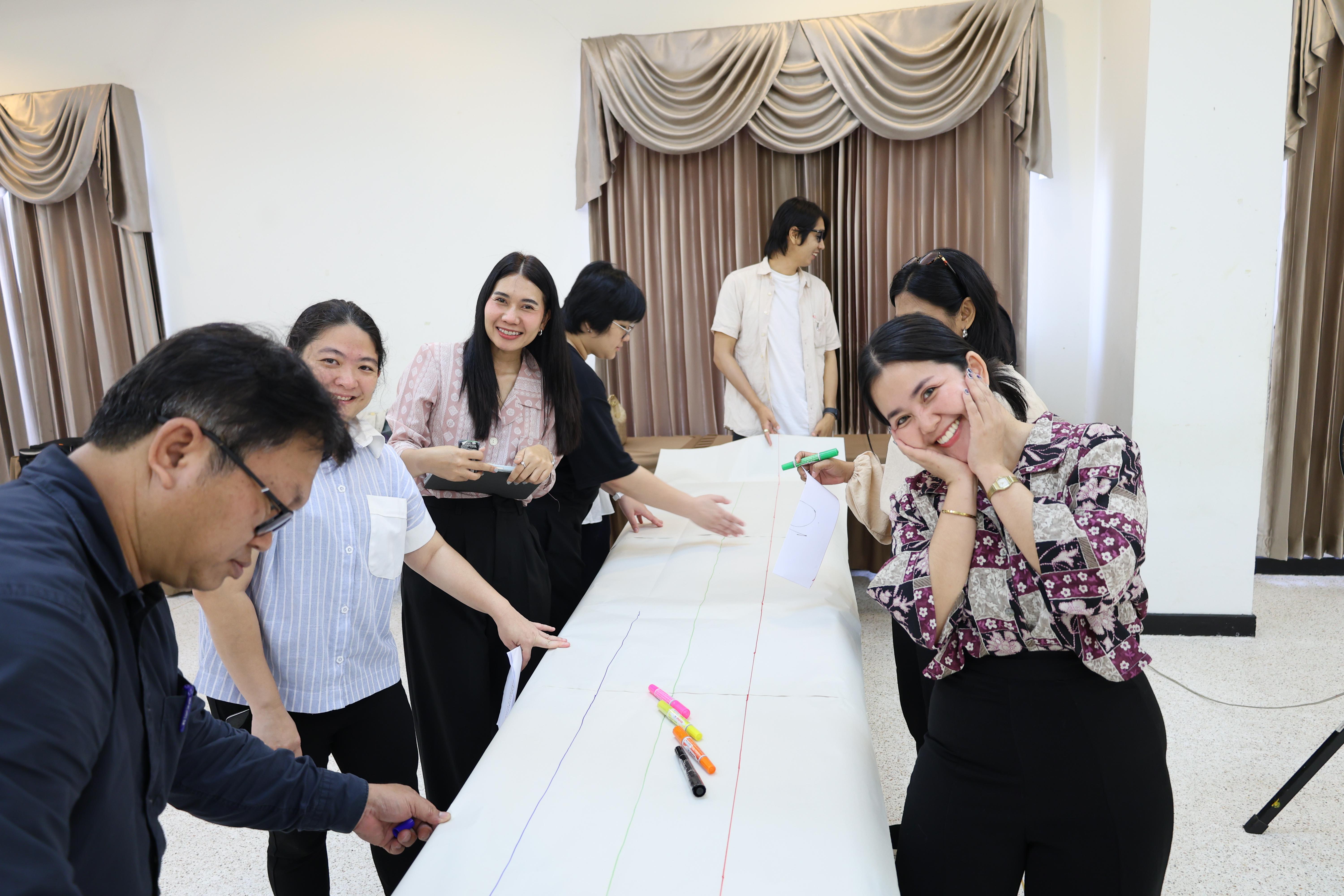 134. วันนี้เป็นการอบรมในโมดูลที่ 10 เรื่อง “ทักษะการโค้ชเพื่อการพัฒนา Soft Skills” .
