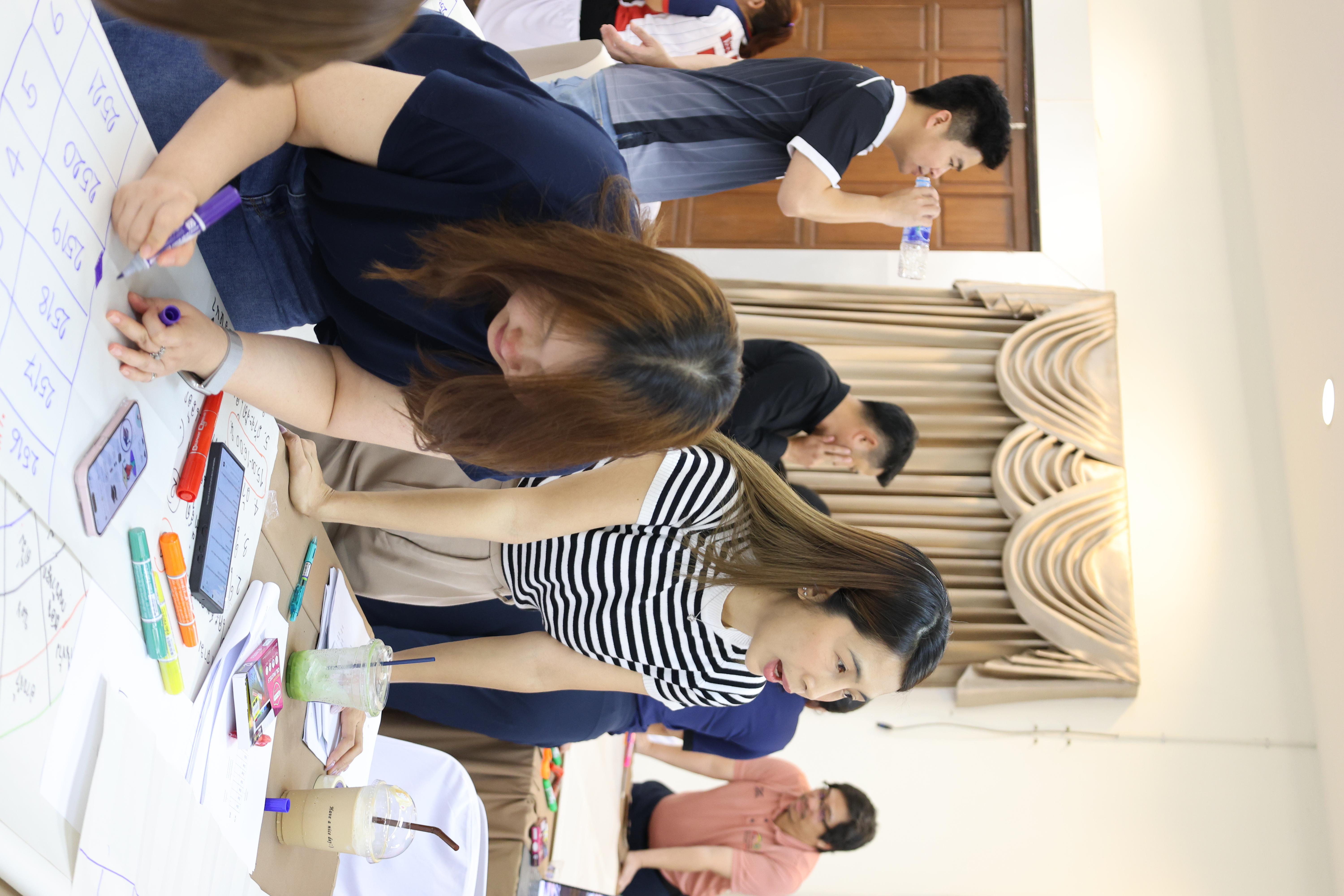 156. วันนี้เป็นการอบรมในโมดูลที่ 10 เรื่อง “ทักษะการโค้ชเพื่อการพัฒนา Soft Skills” .