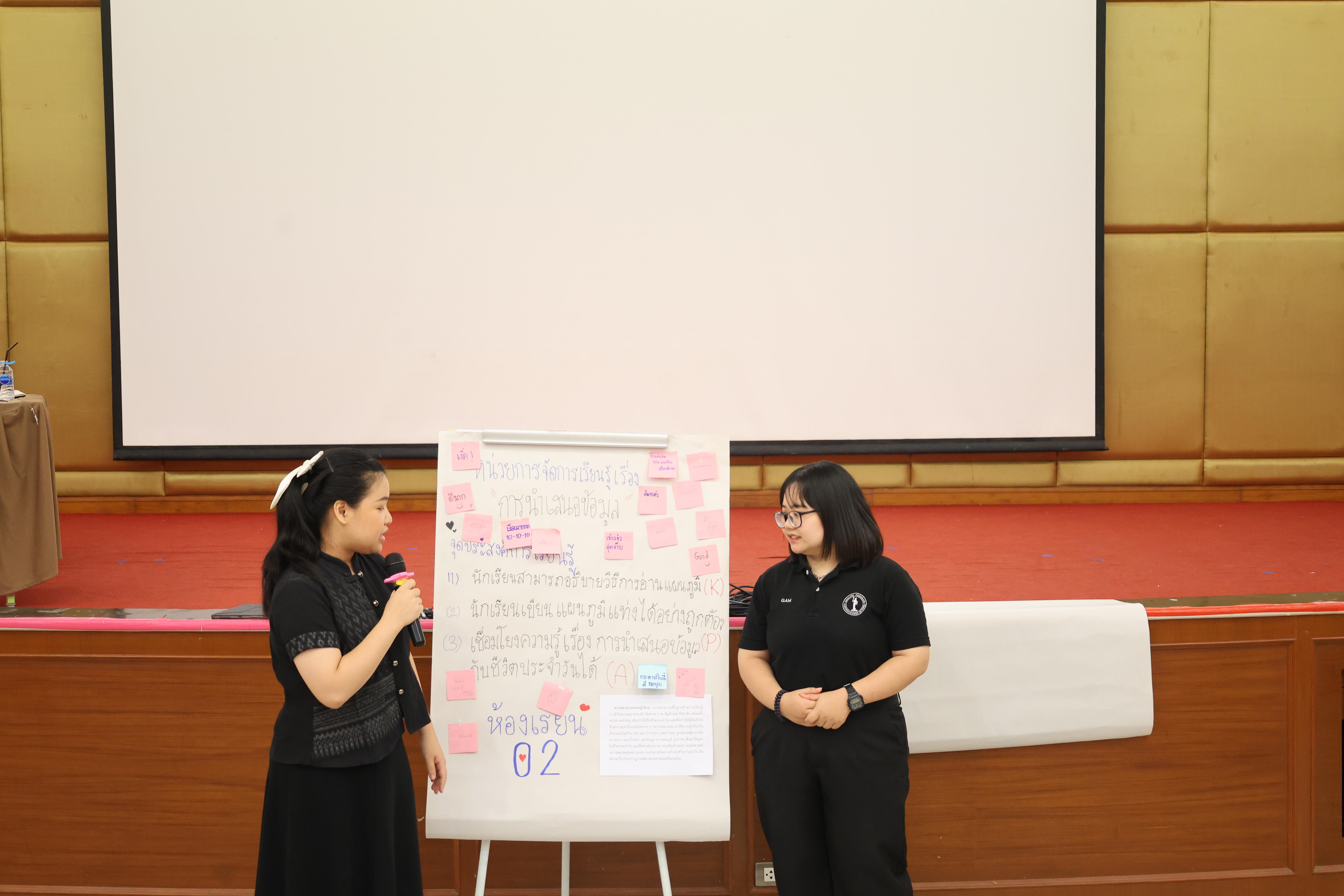 202. โครงการสัมมนาเป็นหมู่คณะพัฒนาทักษะการสอนและความเป็นครู และพัฒนาส่งเสริมด้านภาษาไทยและภาษาอังกฤษ
