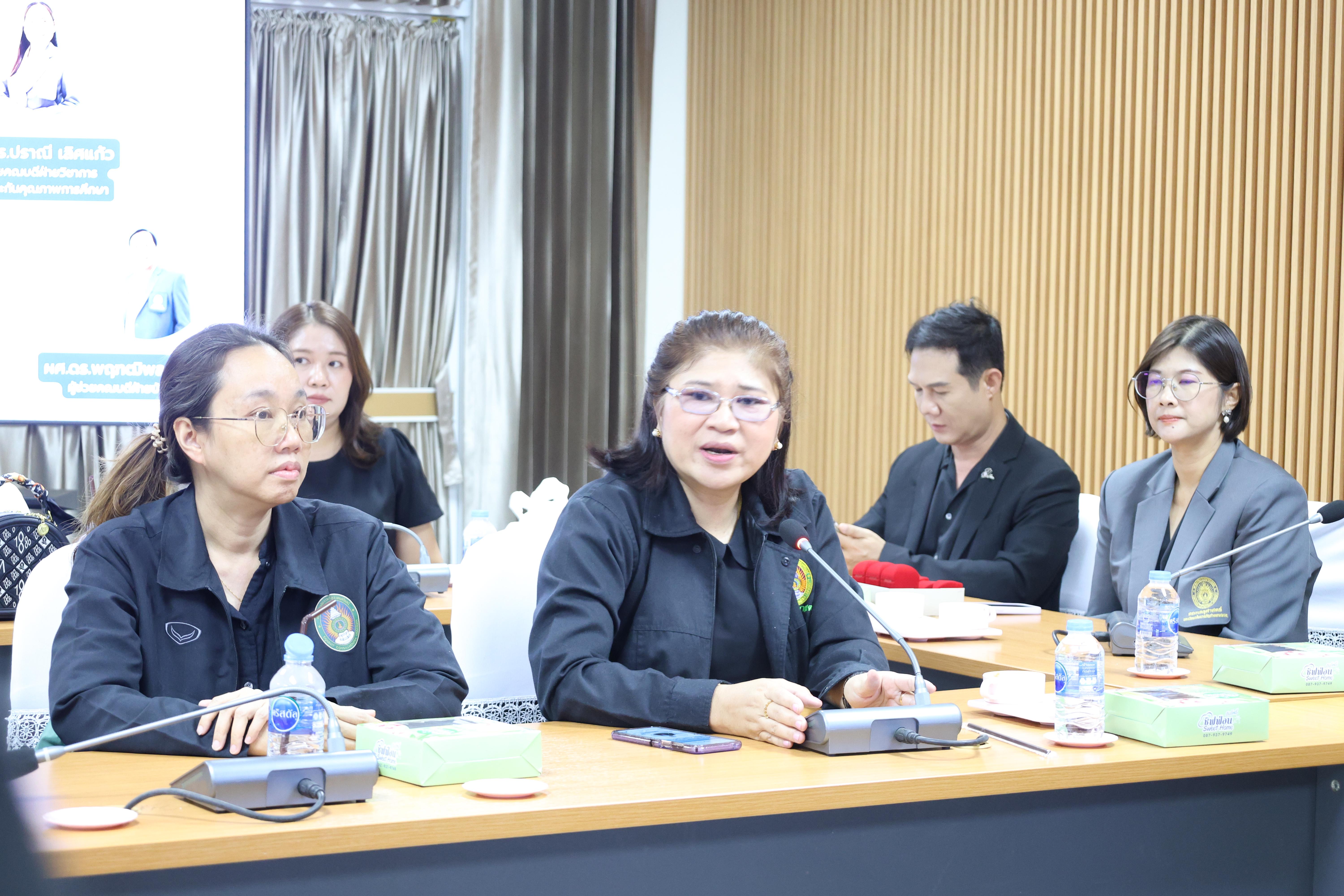 54. ต้อนรับคณะศึกษาดูงานจากมหาวิทยาลัยราชภัฏราชนครินทร์