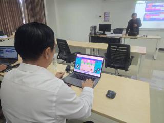 โครงการการผลิตสื่อการสอนด้วยนวัตกรรม AI ของครูเพื่อส่งเสริมความคิดสร้างสรรค์สำหรับผู้เรียนในยุคดิจิทัลตามบริบทของโรงเรียน ภายใต้โครงการพัฒนาคุณภาพการศึกษาและการพัฒนาท้องถิ่นโดยมีสถาบันอุดมศึกษาเป็นพี่เลี้ยงเครือข่ายเพื่อการพัฒนาอุดมศึกษา